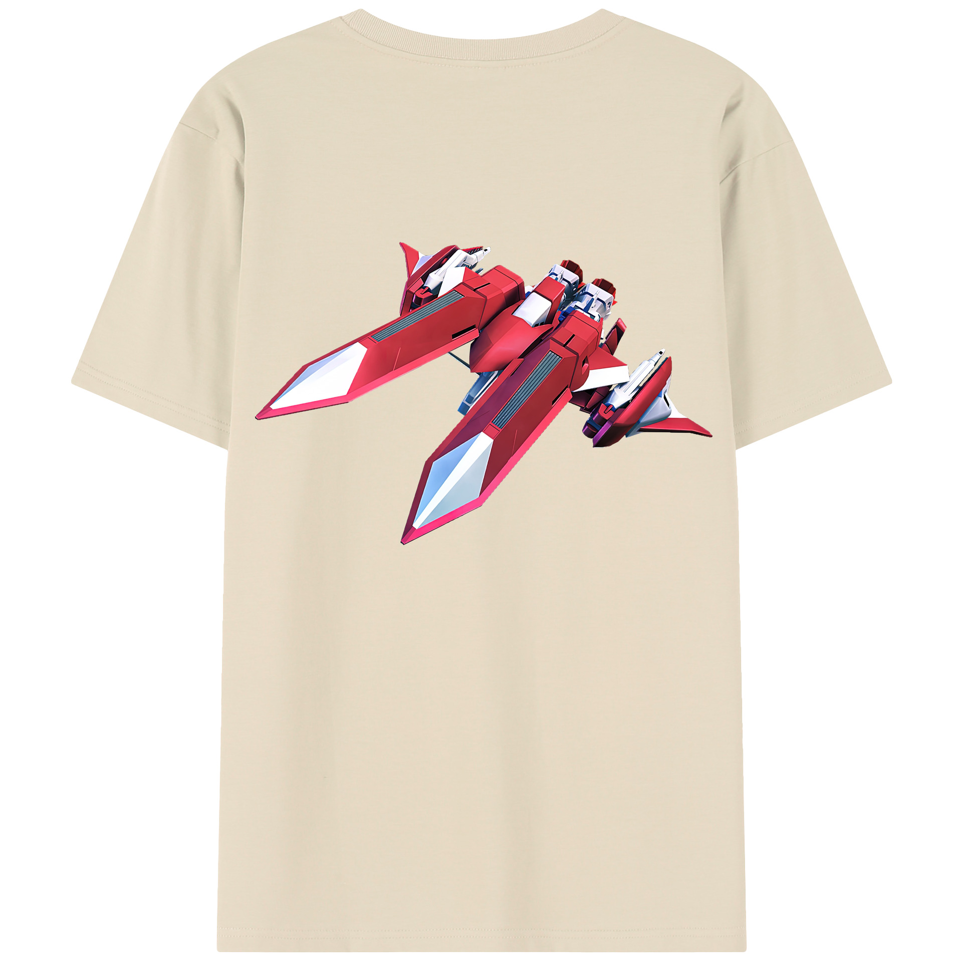 （画像用） 機動戦士ガンダム Mobile Suit Gundam 綿100％半袖Tシャツ（背面プリント）