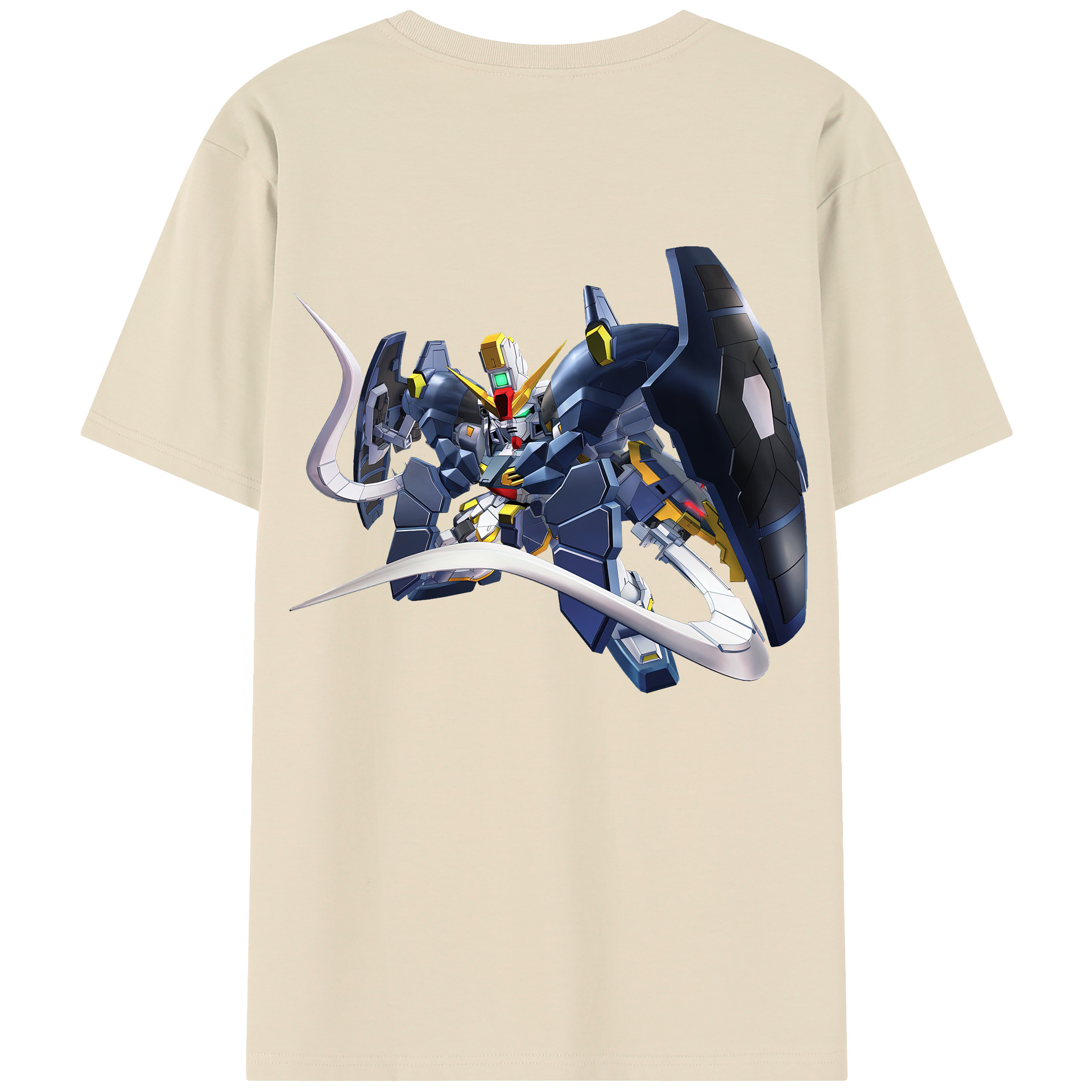 （画像用） 機動戦士ガンダム Mobile Suit Gundam 綿100％半袖Tシャツ（背面プリント）