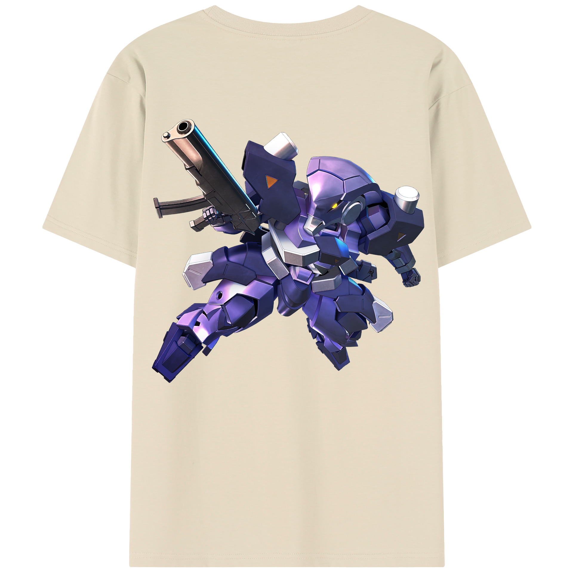 （画像用） 機動戦士ガンダム Mobile Suit Gundam 綿100％半袖Tシャツ（背面プリント）