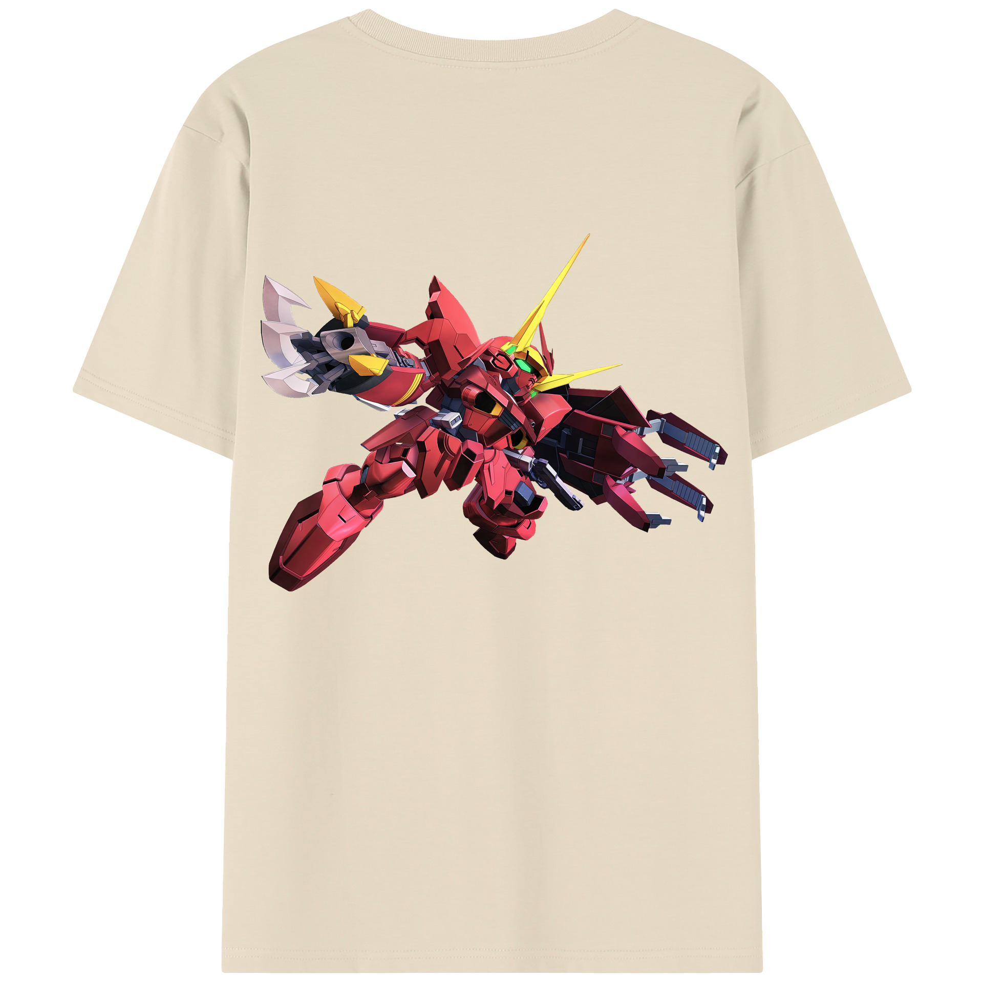（画像用） 機動戦士ガンダム Mobile Suit Gundam 綿100％半袖Tシャツ（背面プリント）