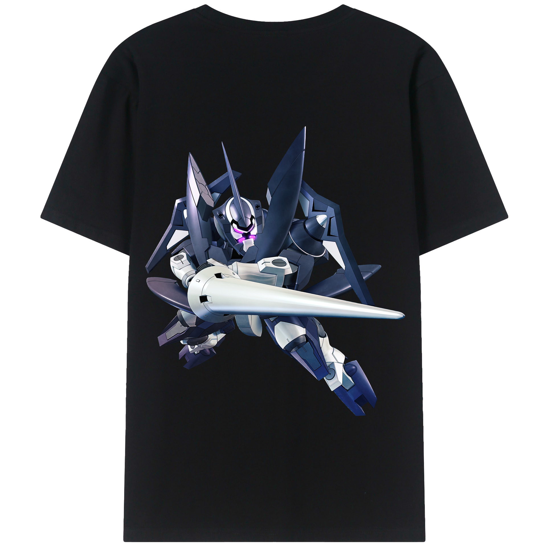 （画像用） 機動戦士ガンダム Mobile Suit Gundam 綿100％半袖Tシャツ（背面プリント）