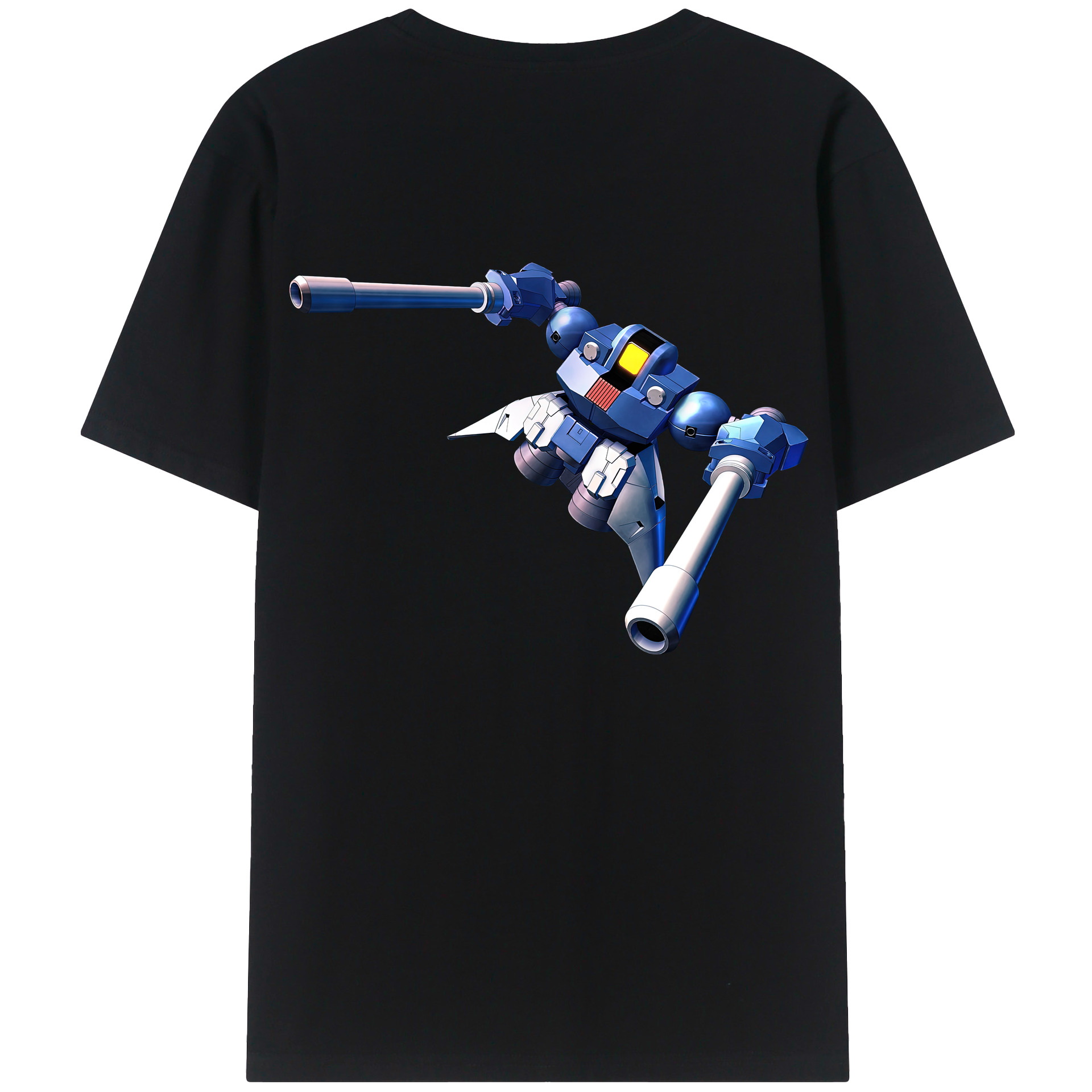 （画像用） 機動戦士ガンダム Mobile Suit Gundam 綿100％半袖Tシャツ（背面プリント）