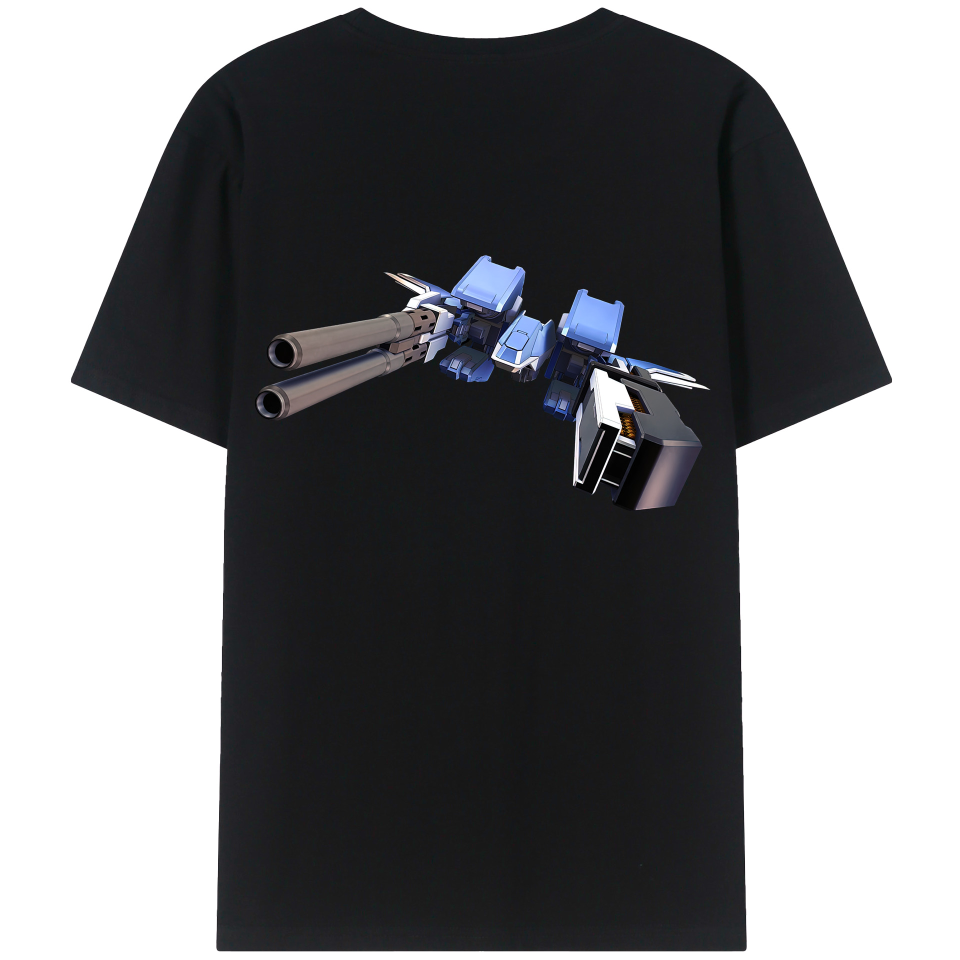 （画像用） 機動戦士ガンダム Mobile Suit Gundam 綿100％半袖Tシャツ（背面プリント）