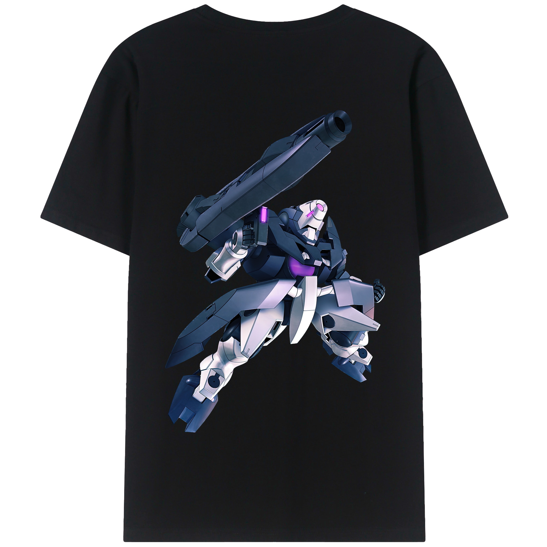 （画像用） 機動戦士ガンダム Mobile Suit Gundam 綿100％半袖Tシャツ（背面プリント）