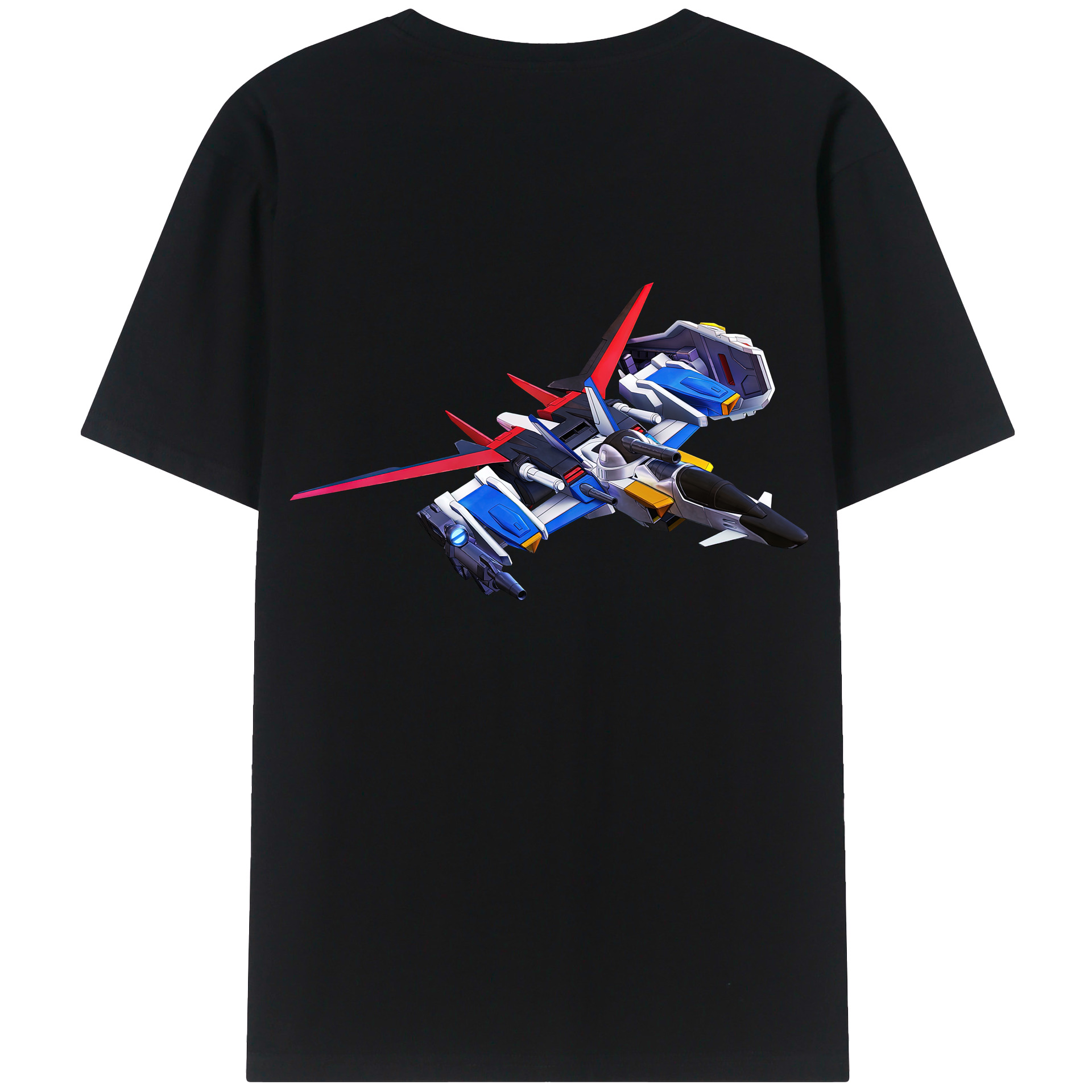 （画像用） 機動戦士ガンダム Mobile Suit Gundam 綿100％半袖Tシャツ（背面プリント）
