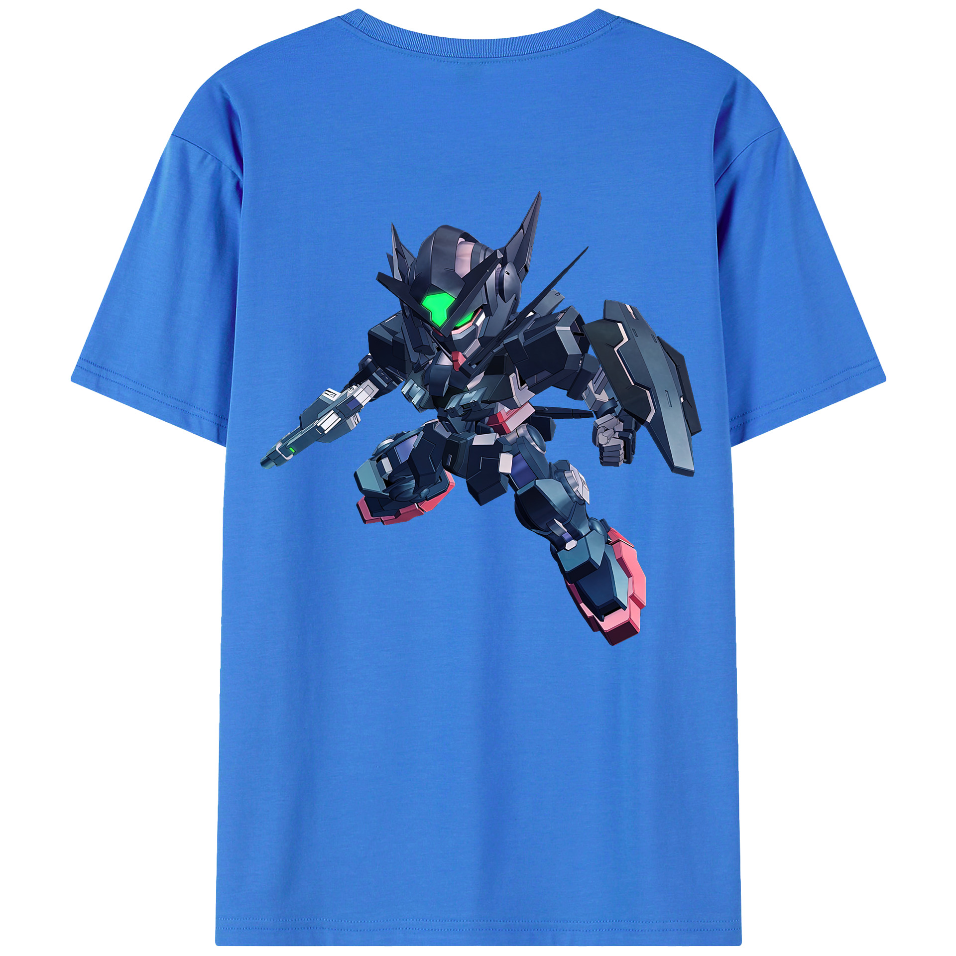 （画像用） 機動戦士ガンダム Mobile Suit Gundam 綿100％半袖Tシャツ（背面プリント）