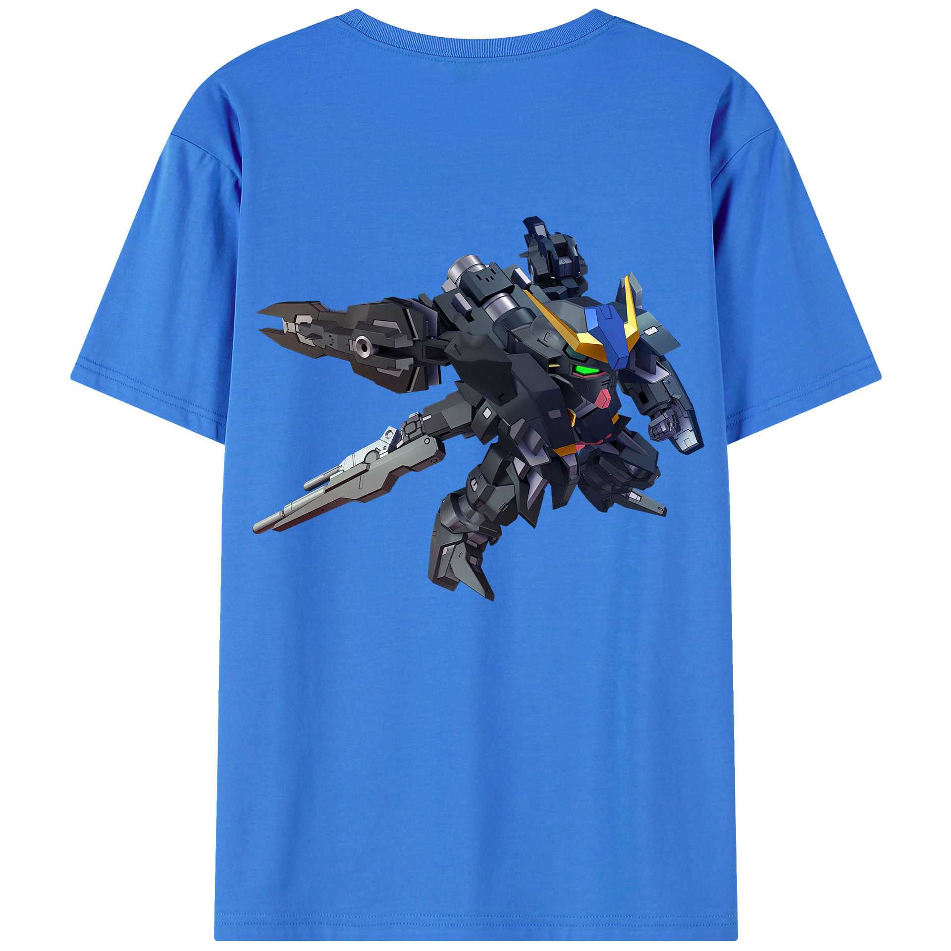 （画像用） 機動戦士ガンダム Mobile Suit Gundam 綿100％半袖Tシャツ（背面プリント）