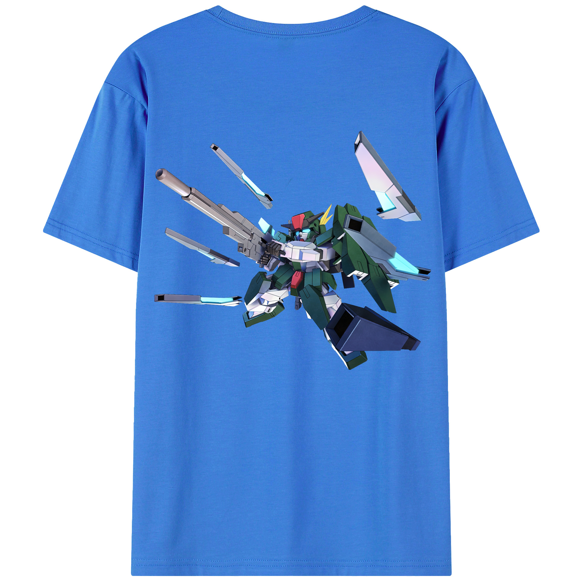 （画像用） 機動戦士ガンダム Mobile Suit Gundam 綿100％半袖Tシャツ（背面プリント）