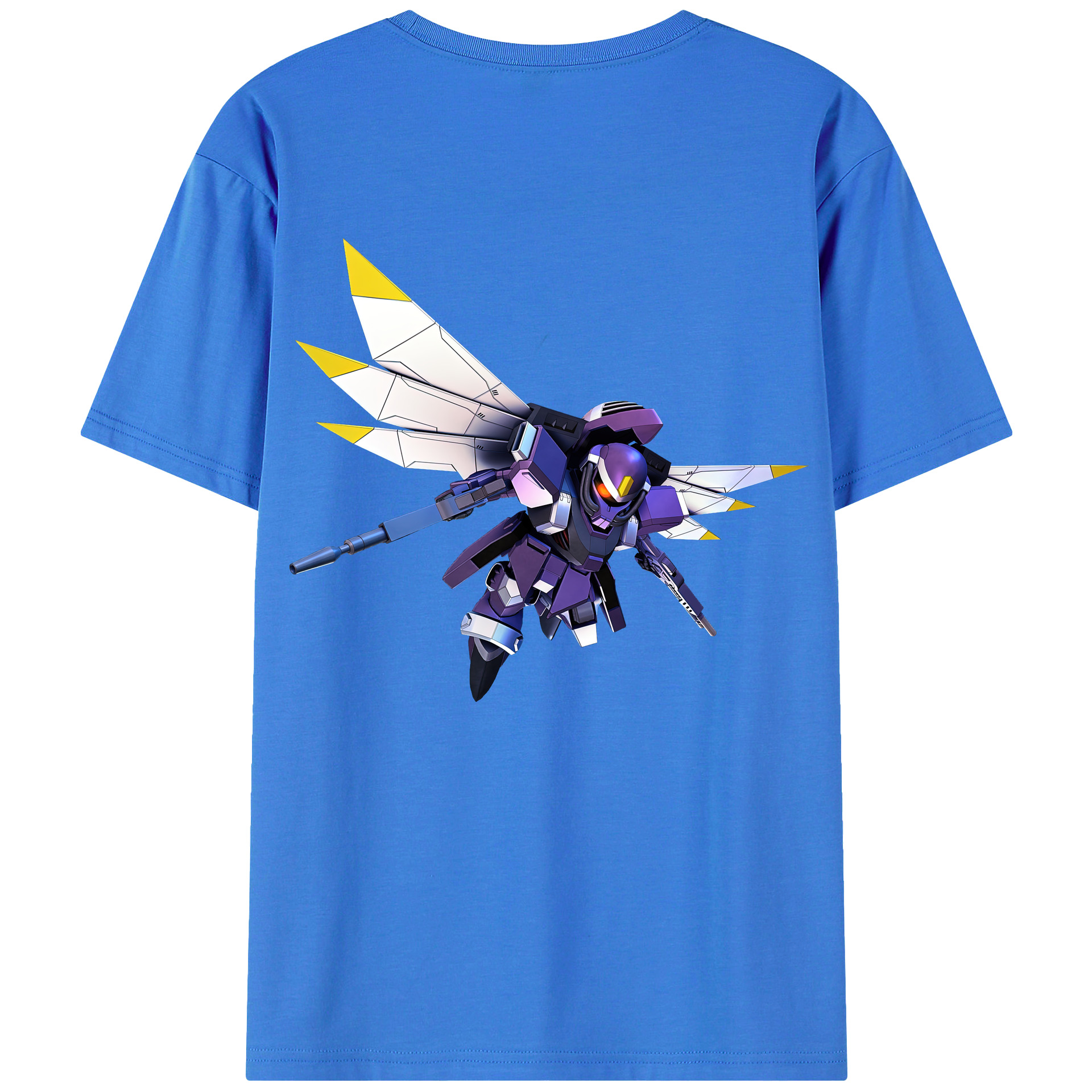 （画像用） 機動戦士ガンダム Mobile Suit Gundam 綿100％半袖Tシャツ（背面プリント）