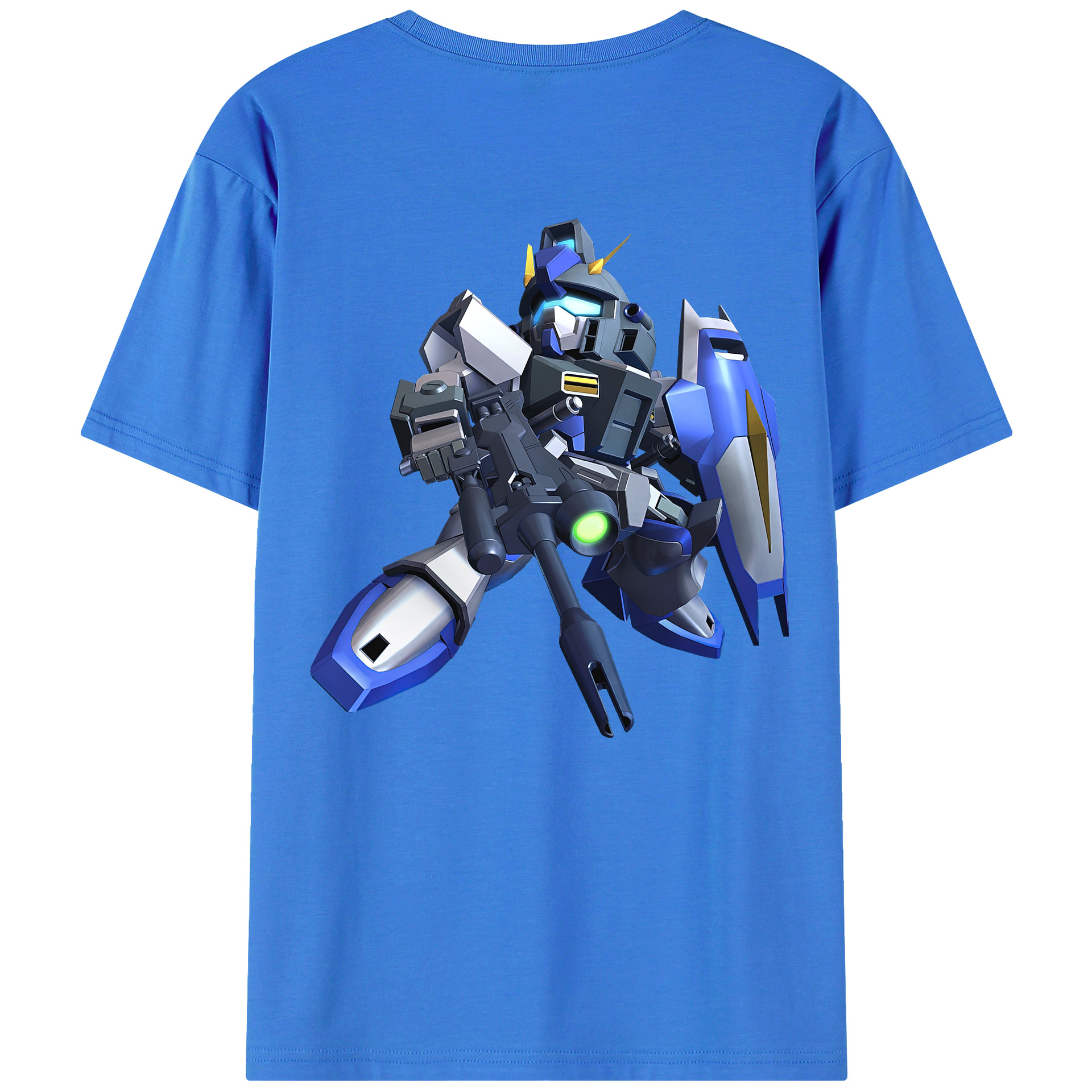 （画像用） 機動戦士ガンダム Mobile Suit Gundam 綿100％半袖Tシャツ（背面プリント）