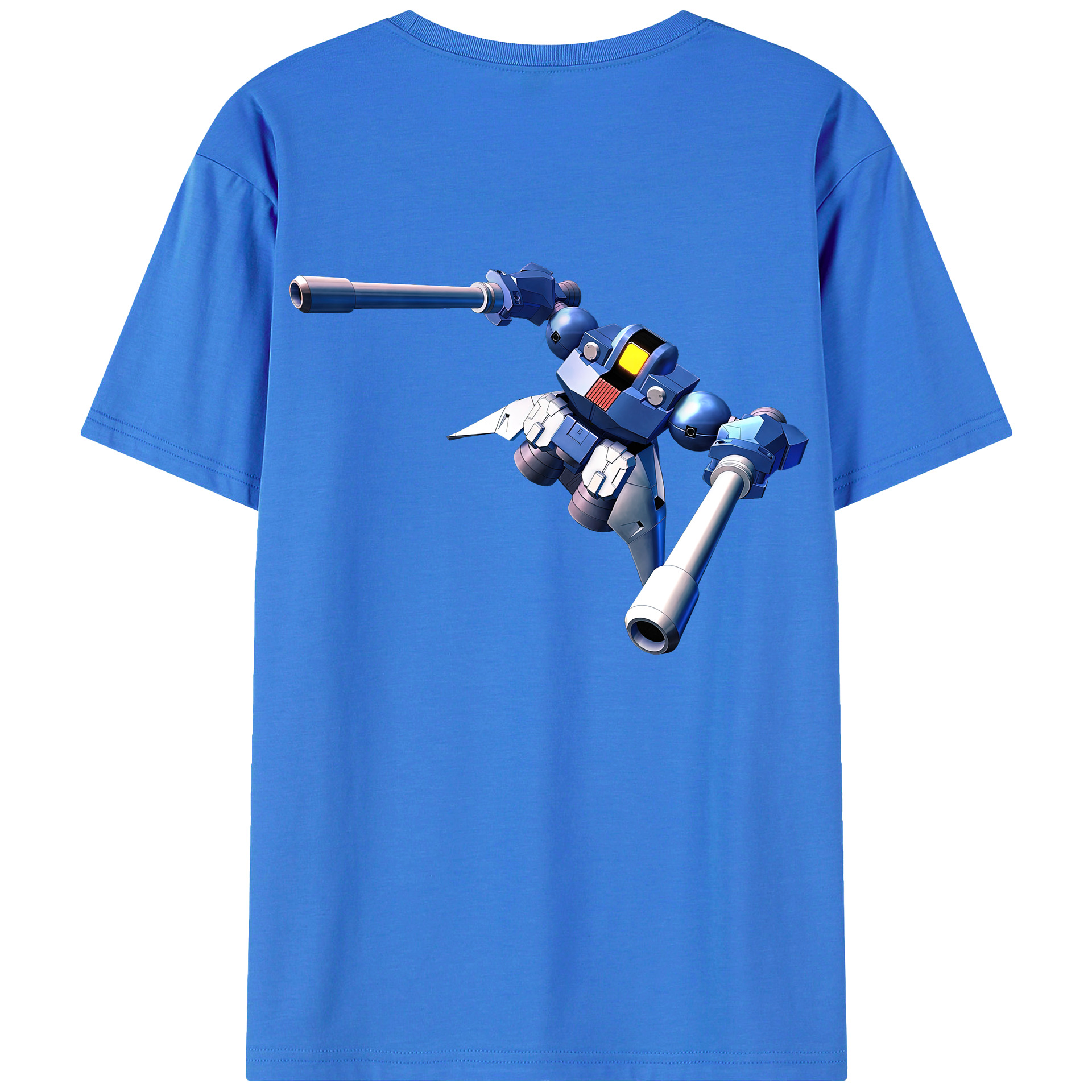（画像用） 機動戦士ガンダム Mobile Suit Gundam 綿100％半袖Tシャツ（背面プリント）
