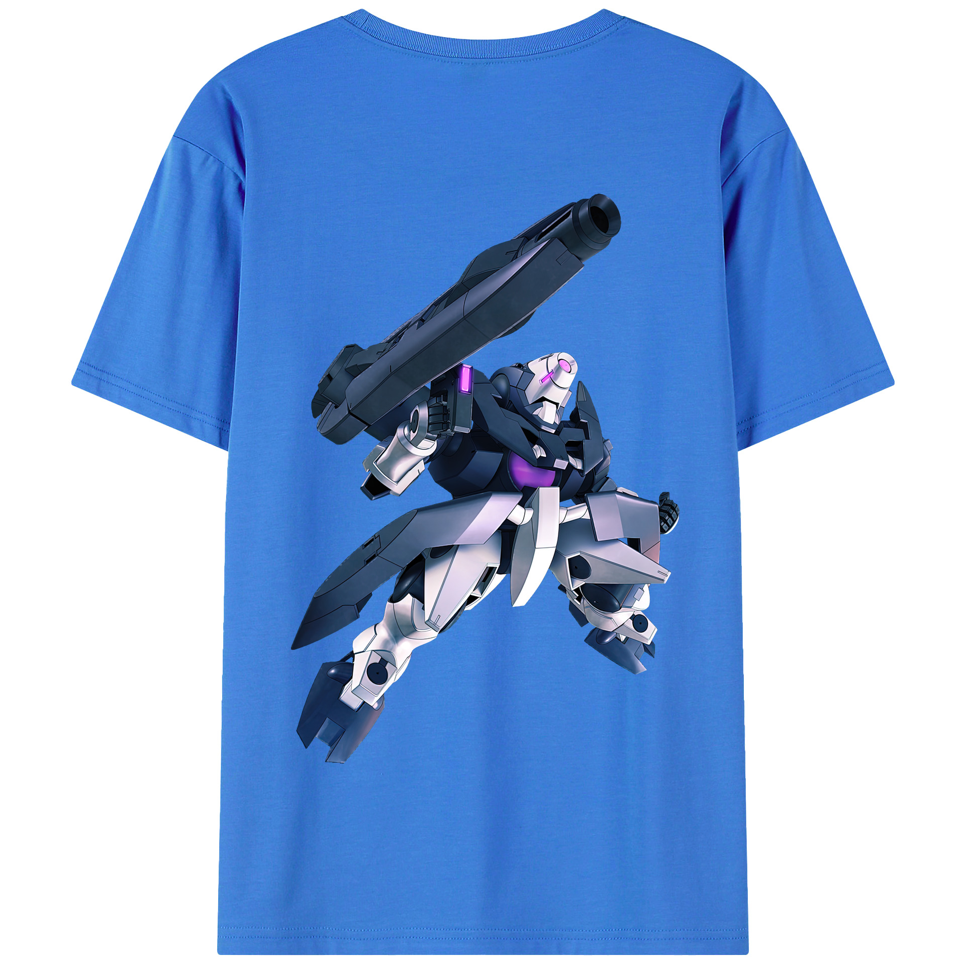 （画像用） 機動戦士ガンダム Mobile Suit Gundam 綿100％半袖Tシャツ（背面プリント）