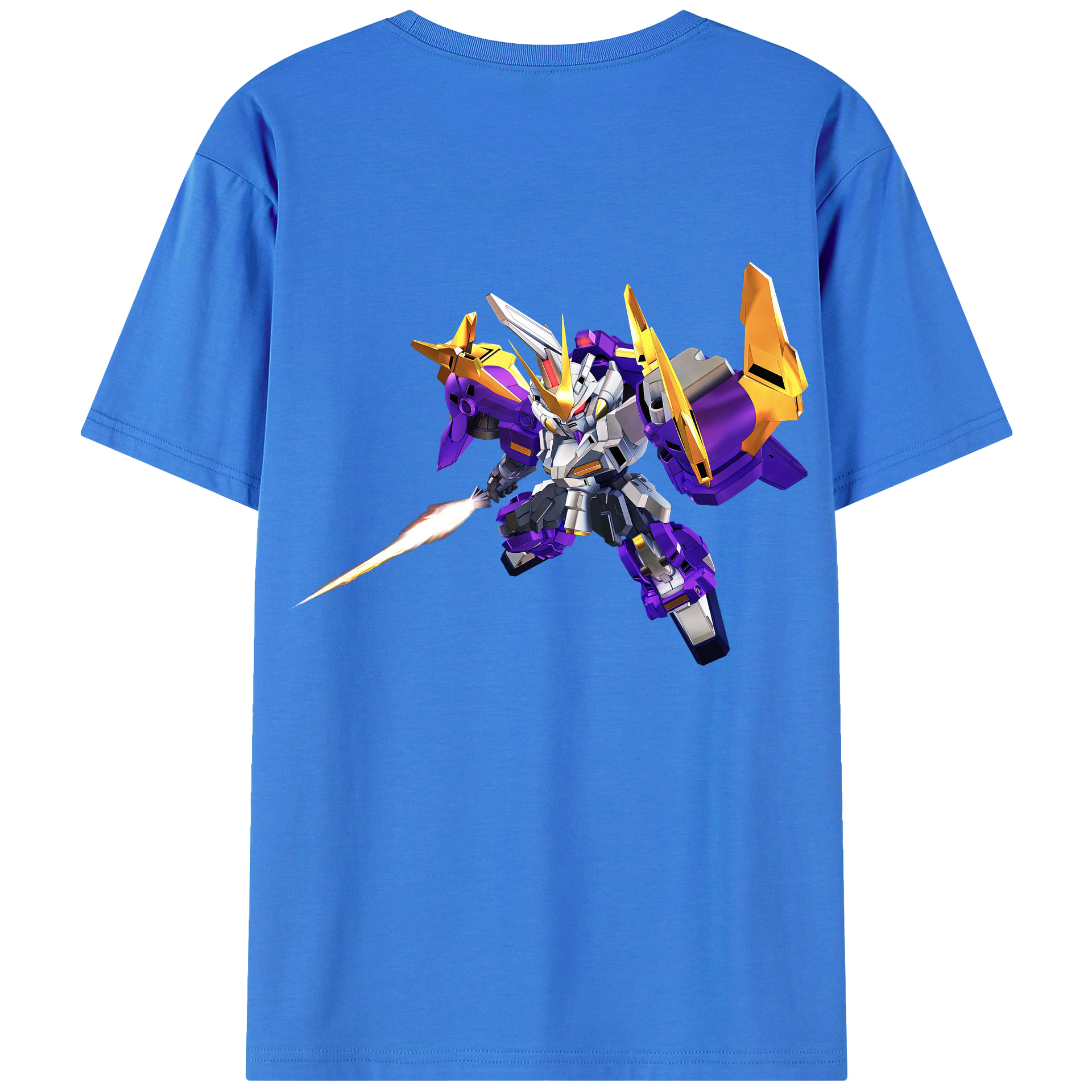 （画像用） 機動戦士ガンダム Mobile Suit Gundam 綿100％半袖Tシャツ（背面プリント）