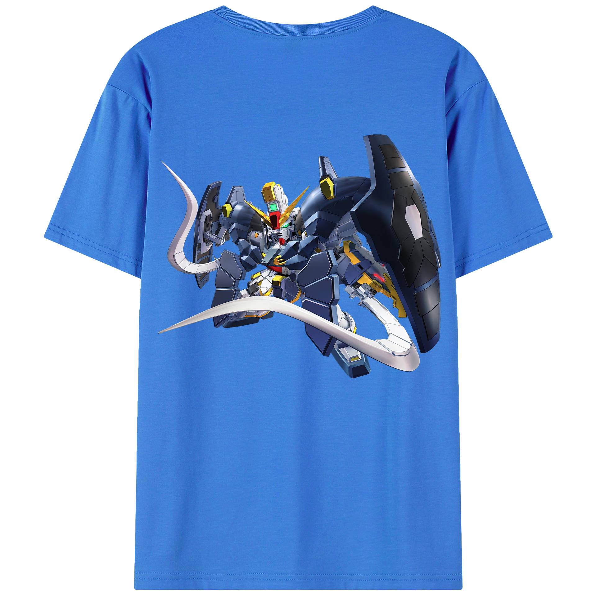 （画像用） 機動戦士ガンダム Mobile Suit Gundam 綿100％半袖Tシャツ（背面プリント）