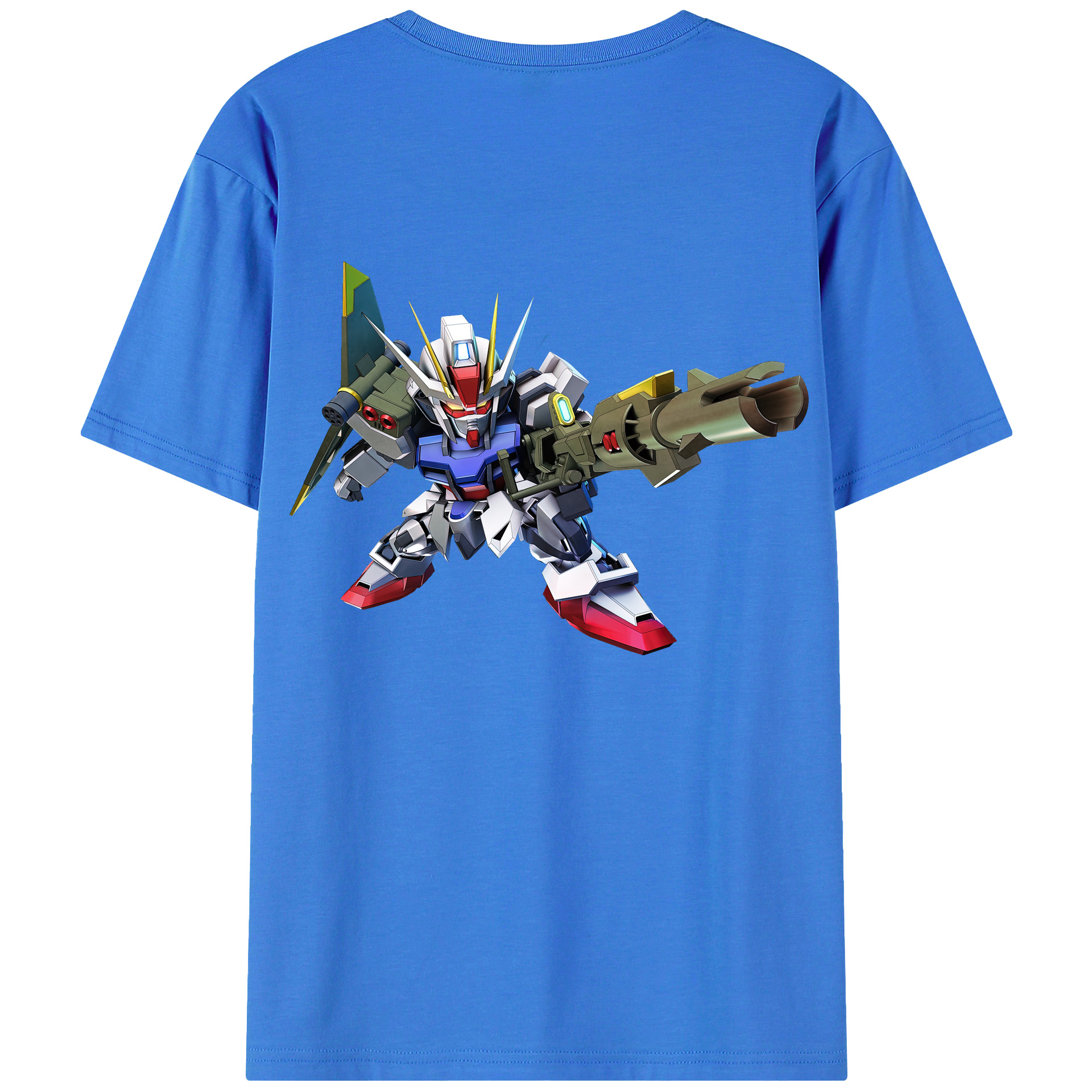 （画像用） 機動戦士ガンダム Mobile Suit Gundam 綿100％半袖Tシャツ（背面プリント）