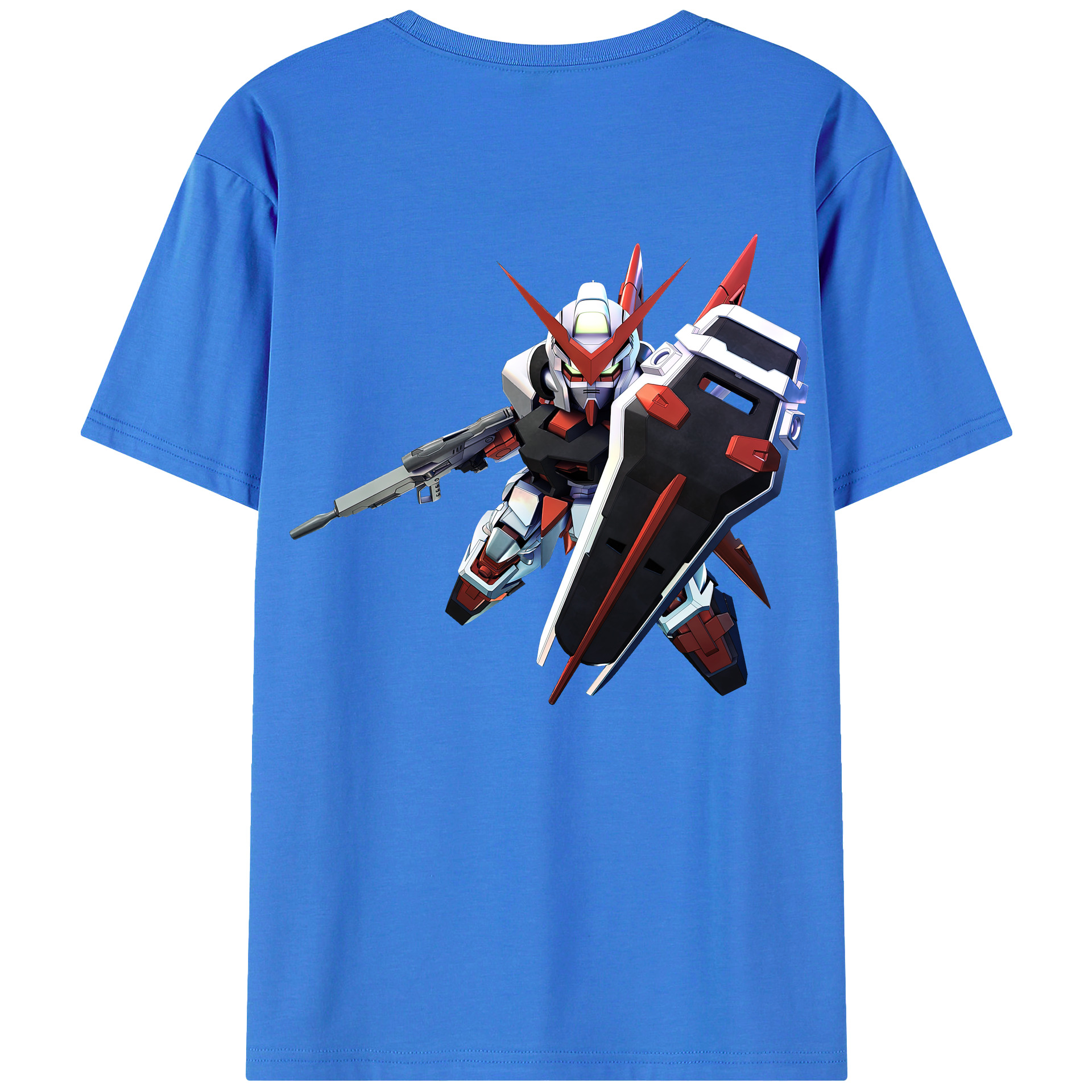 （画像用） 機動戦士ガンダム Mobile Suit Gundam 綿100％半袖Tシャツ（背面プリント）