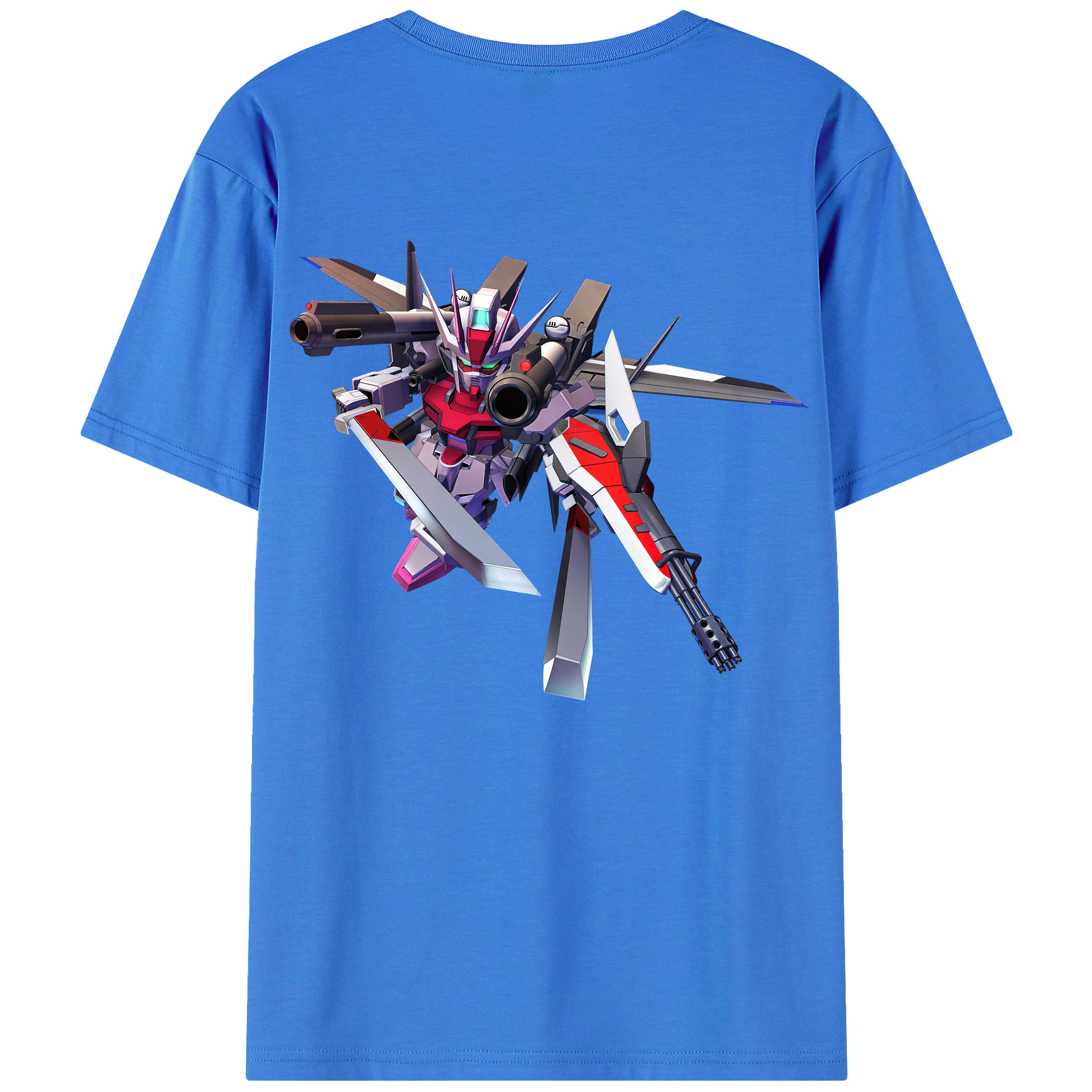 （画像用） 機動戦士ガンダム Mobile Suit Gundam 綿100％半袖Tシャツ（背面プリント）