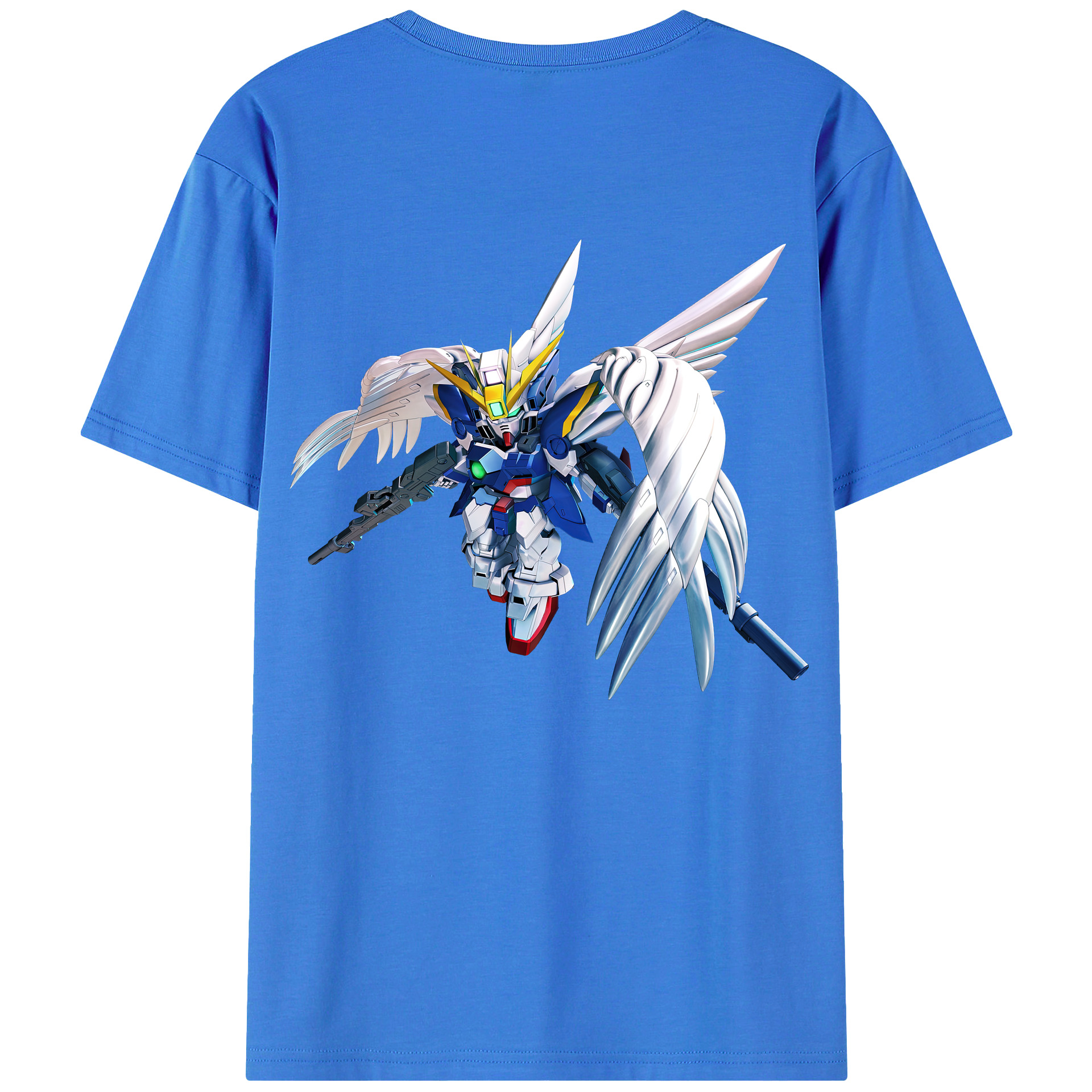 （画像用） 機動戦士ガンダム Mobile Suit Gundam 綿100％半袖Tシャツ（背面プリント）