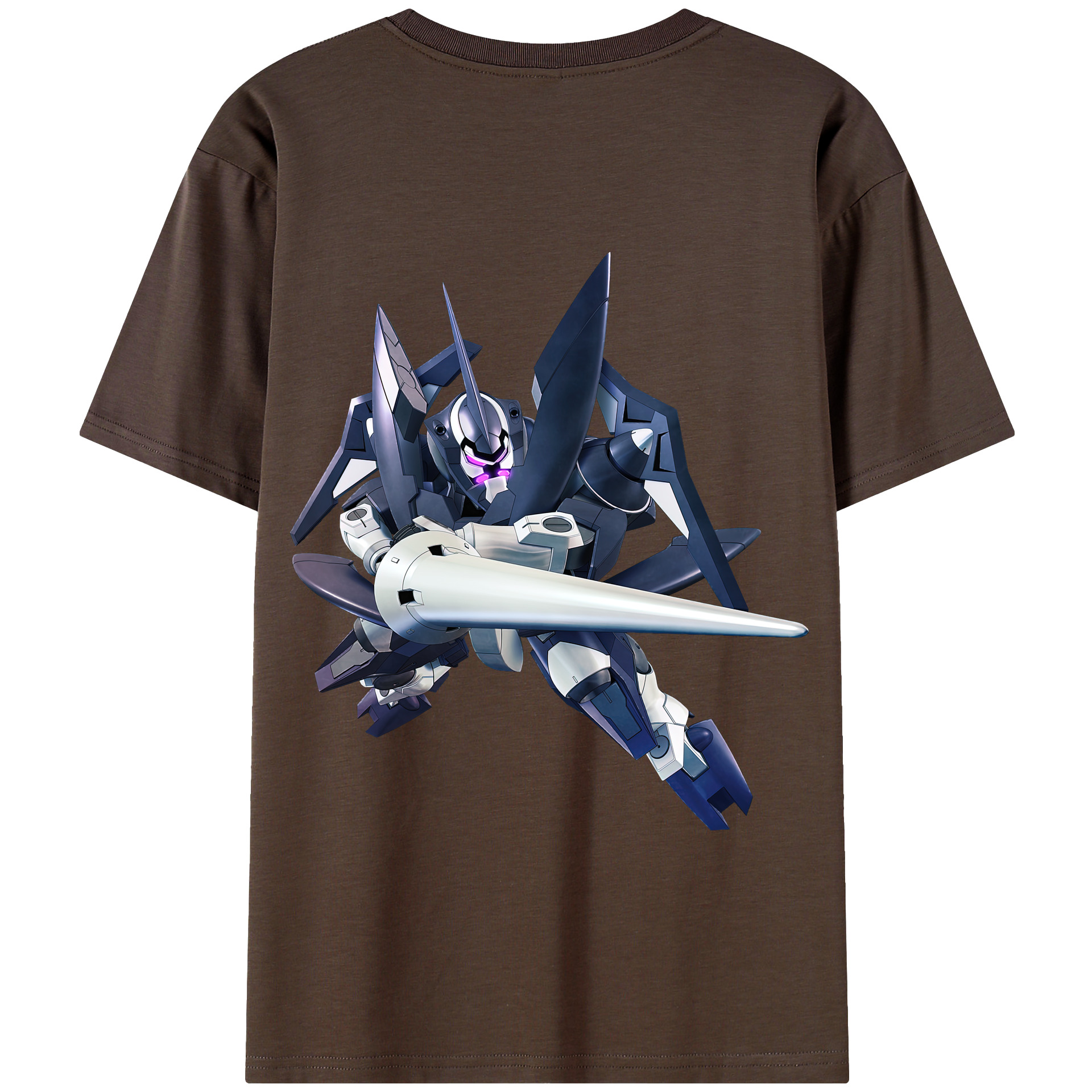 （画像用） 機動戦士ガンダム Mobile Suit Gundam 綿100％半袖Tシャツ（背面プリント）