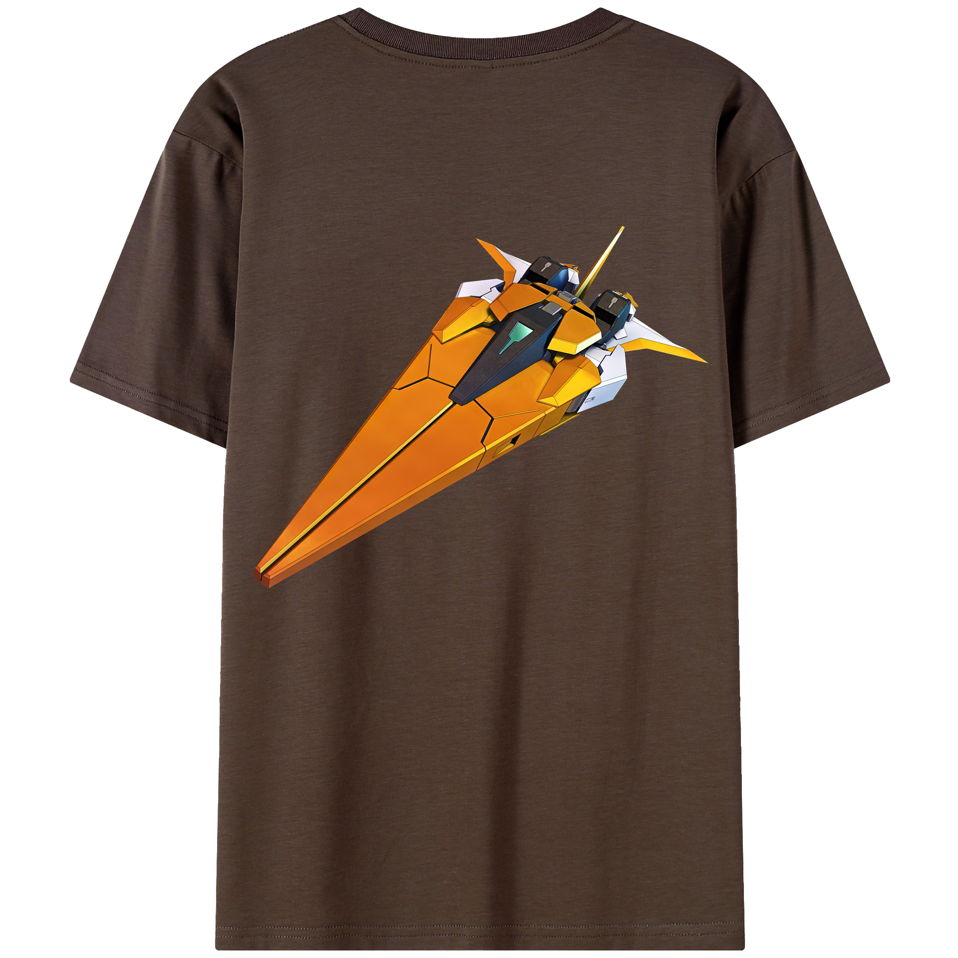 （画像用） 機動戦士ガンダム Mobile Suit Gundam 綿100％半袖Tシャツ（背面プリント）