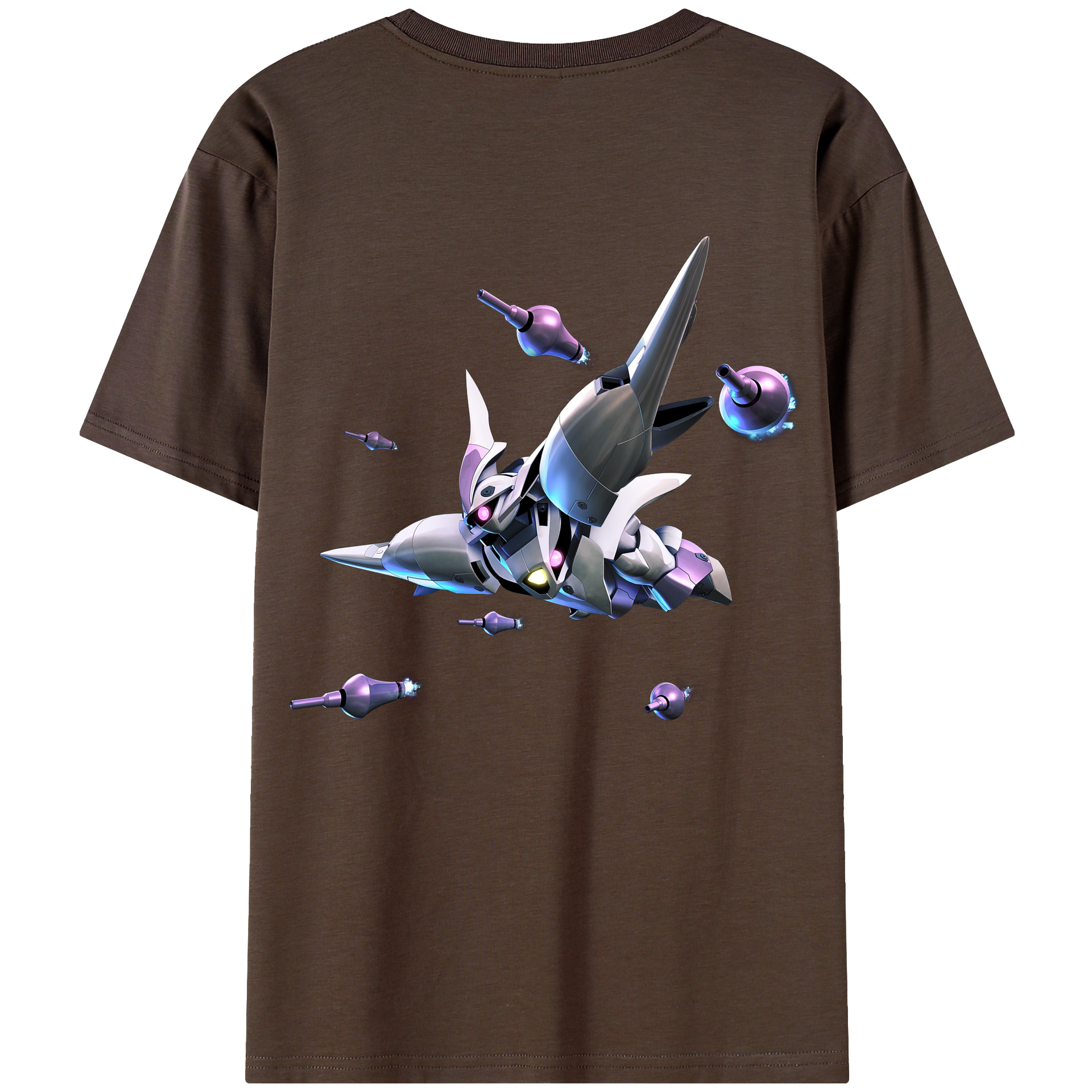 （画像用） 機動戦士ガンダム Mobile Suit Gundam 綿100％半袖Tシャツ（背面プリント）
