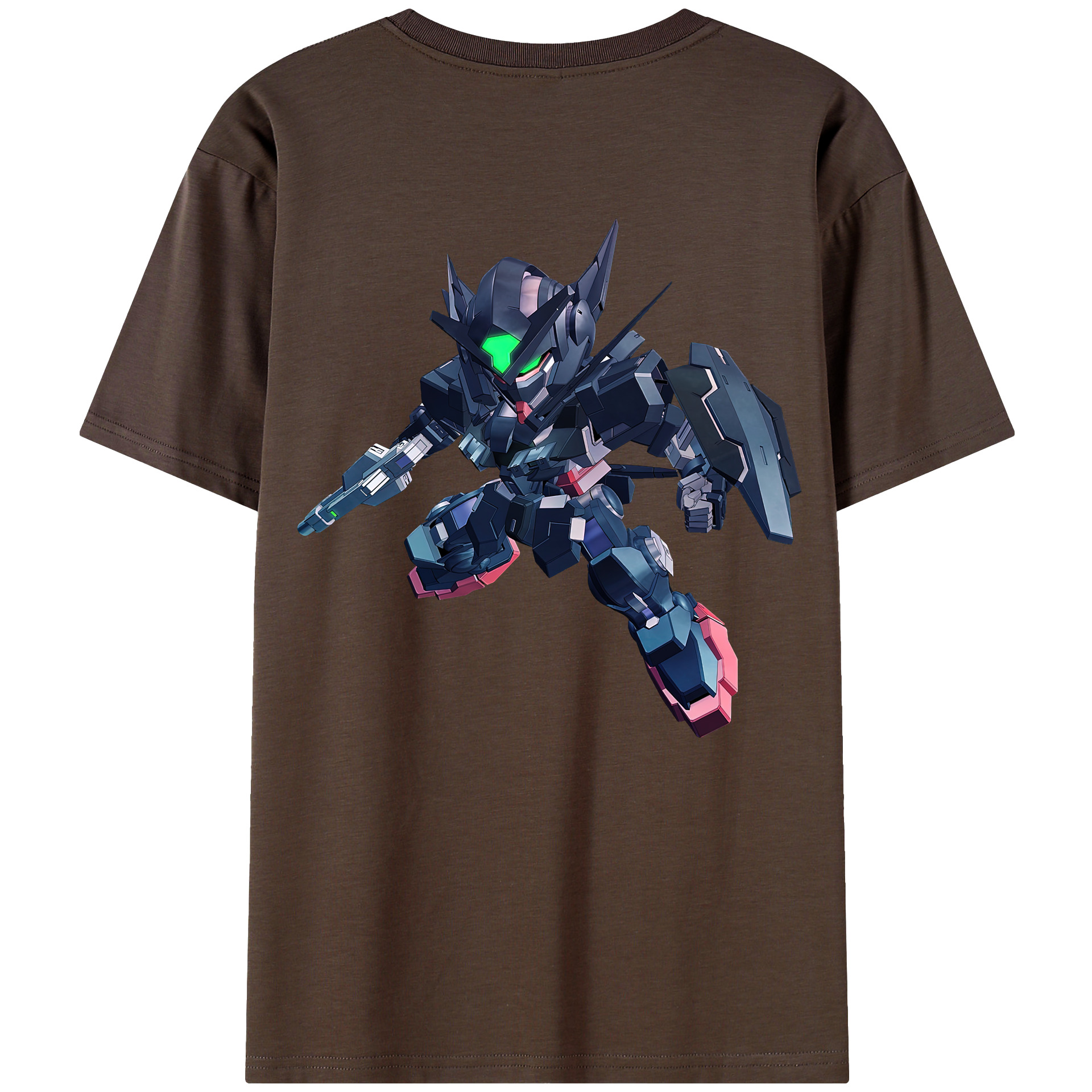 （画像用） 機動戦士ガンダム Mobile Suit Gundam 綿100％半袖Tシャツ（背面プリント）