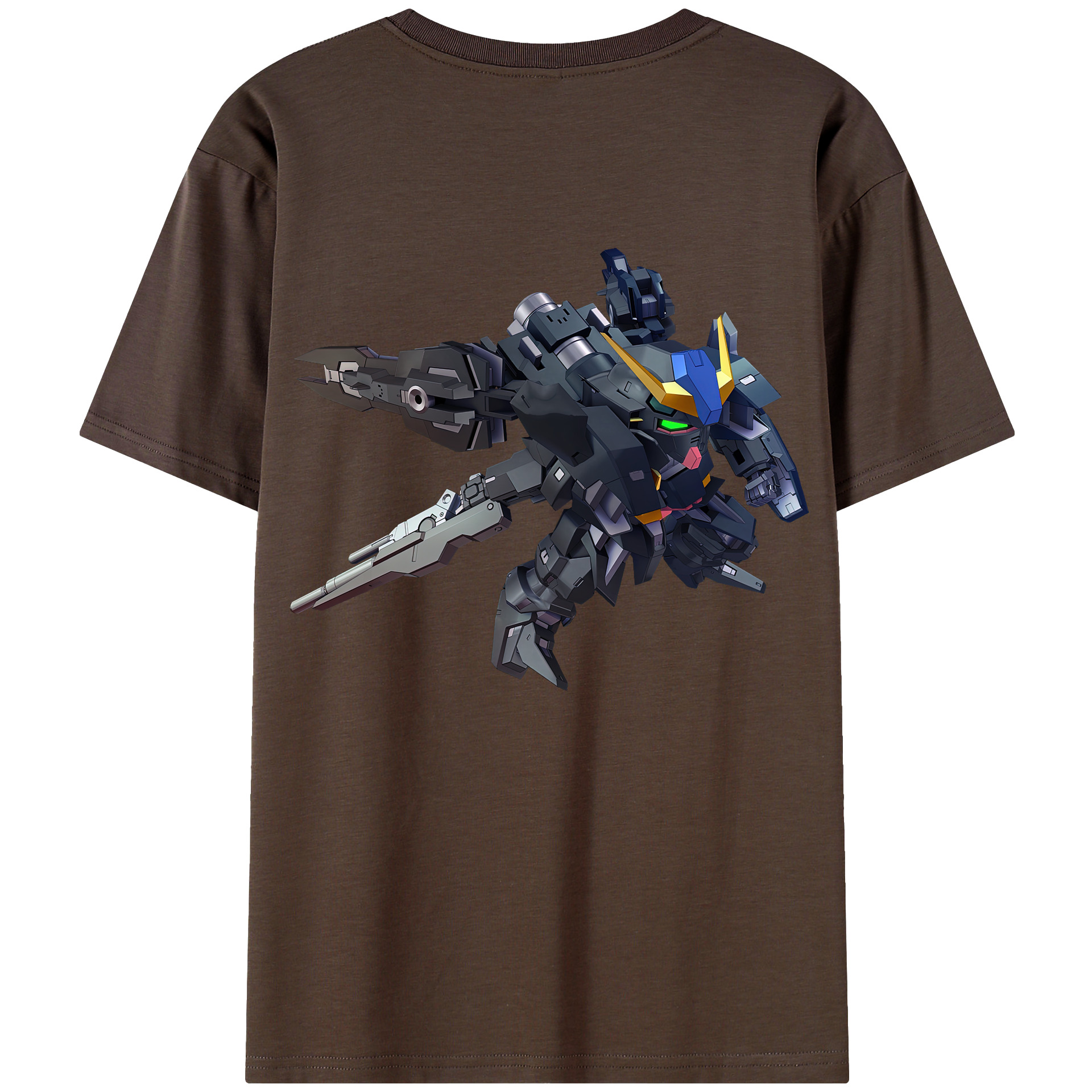 （画像用） 機動戦士ガンダム Mobile Suit Gundam 綿100％半袖Tシャツ（背面プリント）