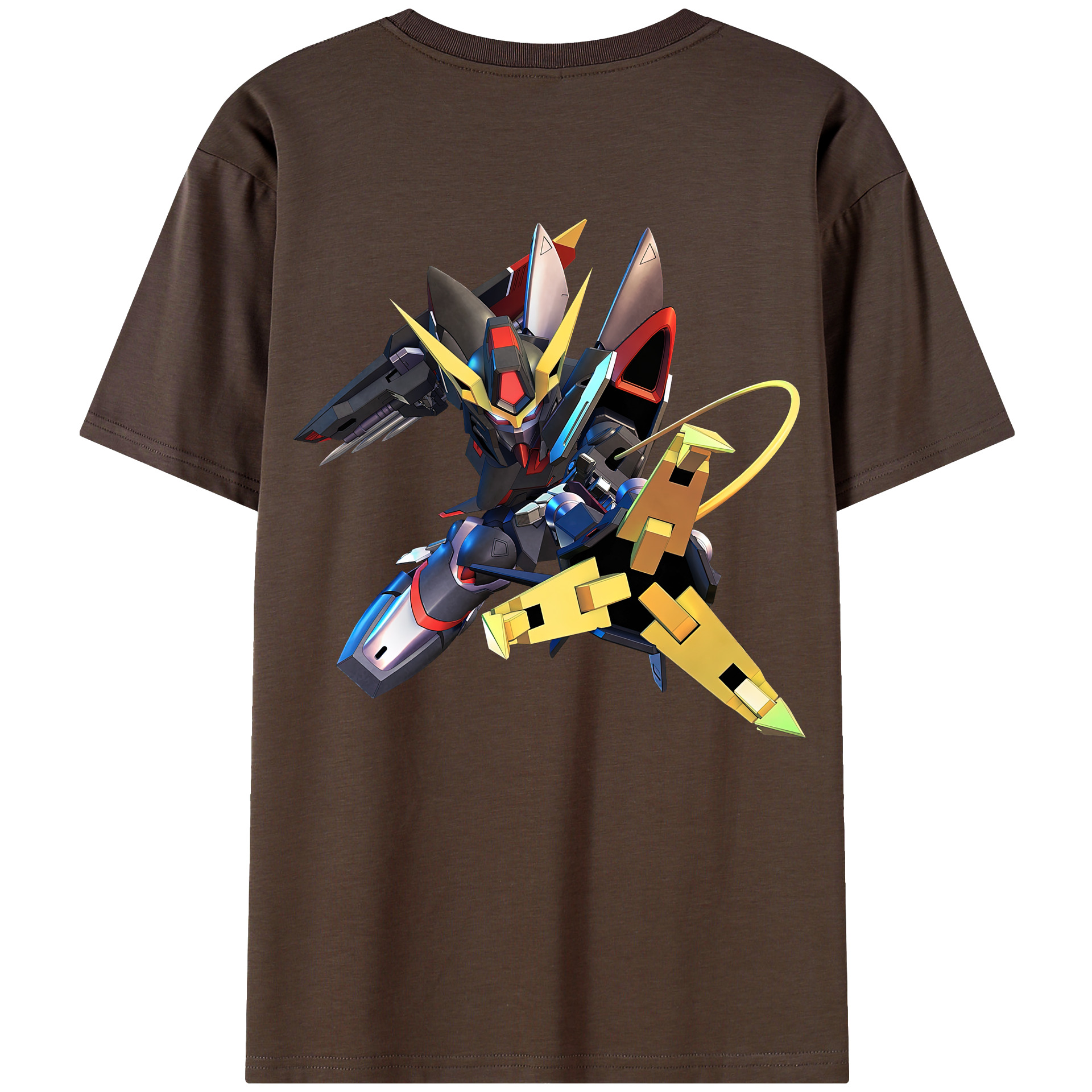 （画像用） 機動戦士ガンダム Mobile Suit Gundam 綿100％半袖Tシャツ（背面プリント）