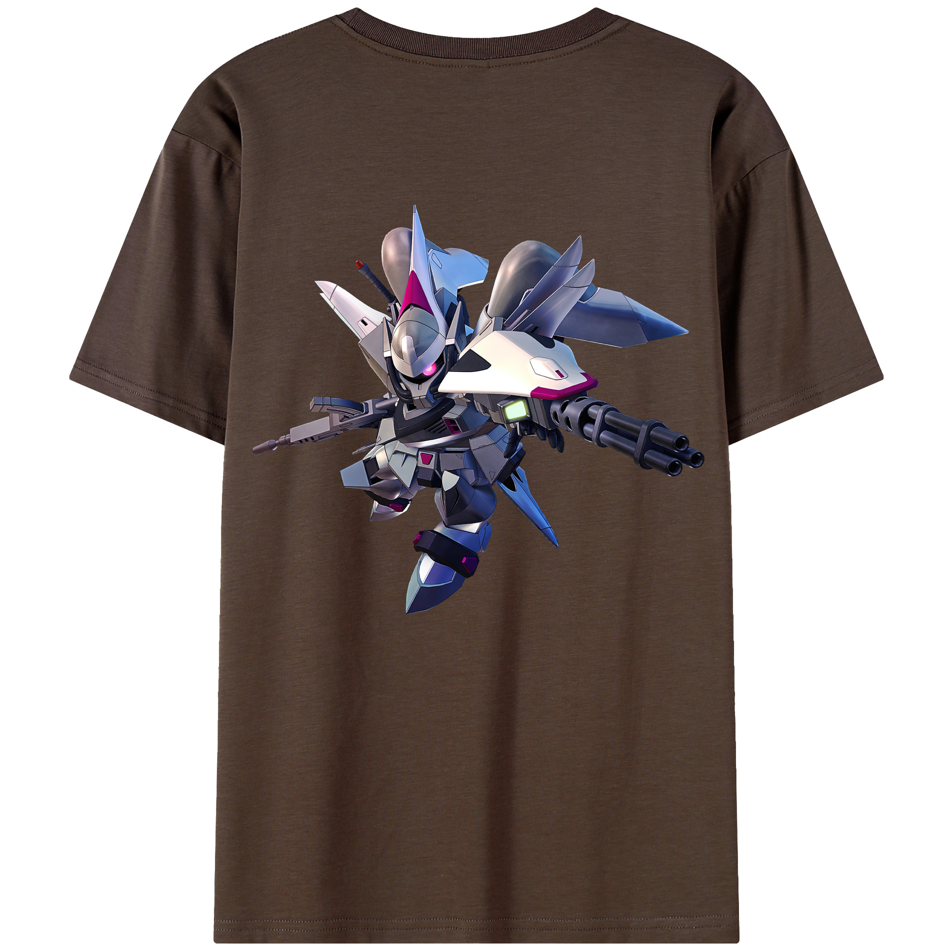 （画像用） 機動戦士ガンダム Mobile Suit Gundam 綿100％半袖Tシャツ（背面プリント）