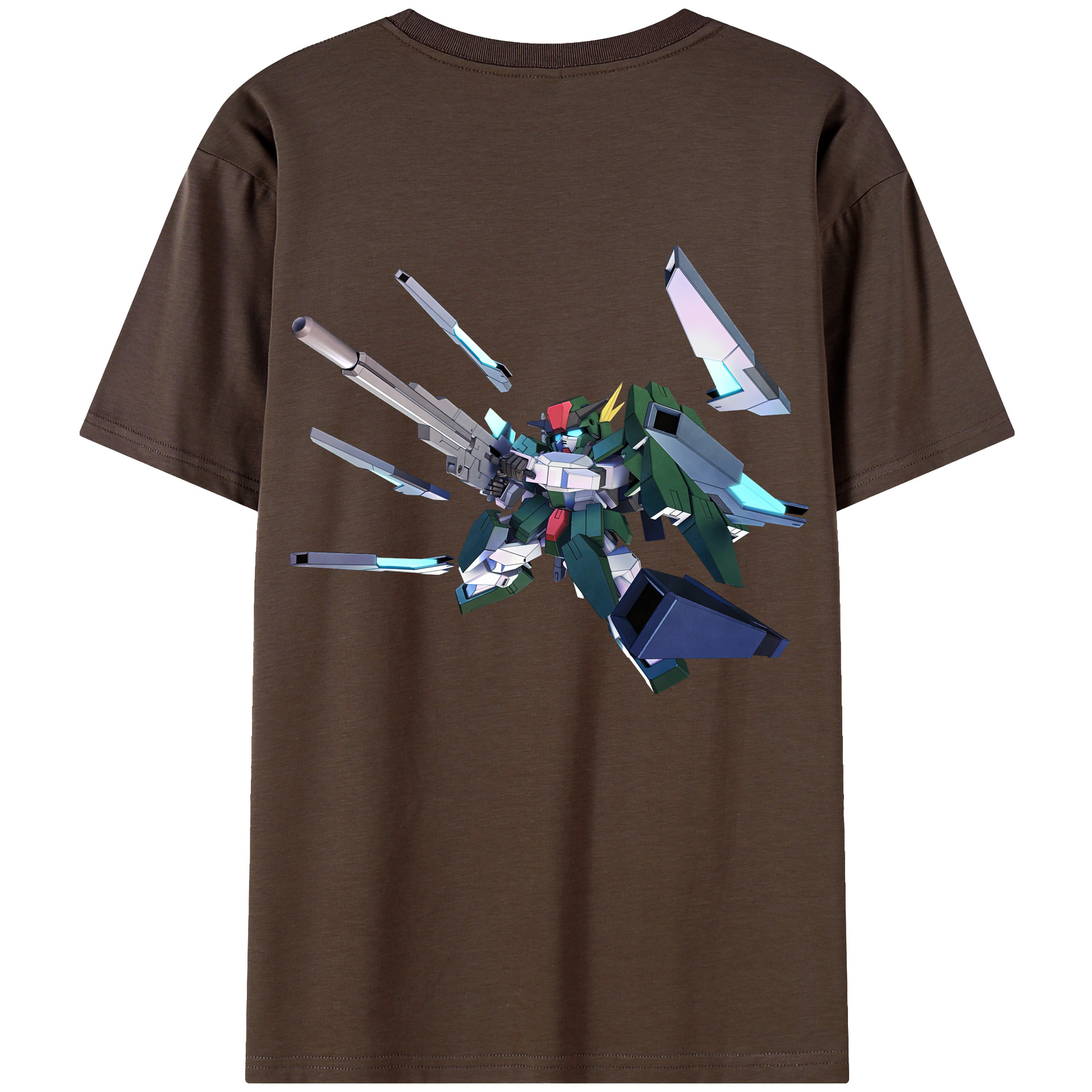 （画像用） 機動戦士ガンダム Mobile Suit Gundam 綿100％半袖Tシャツ（背面プリント）