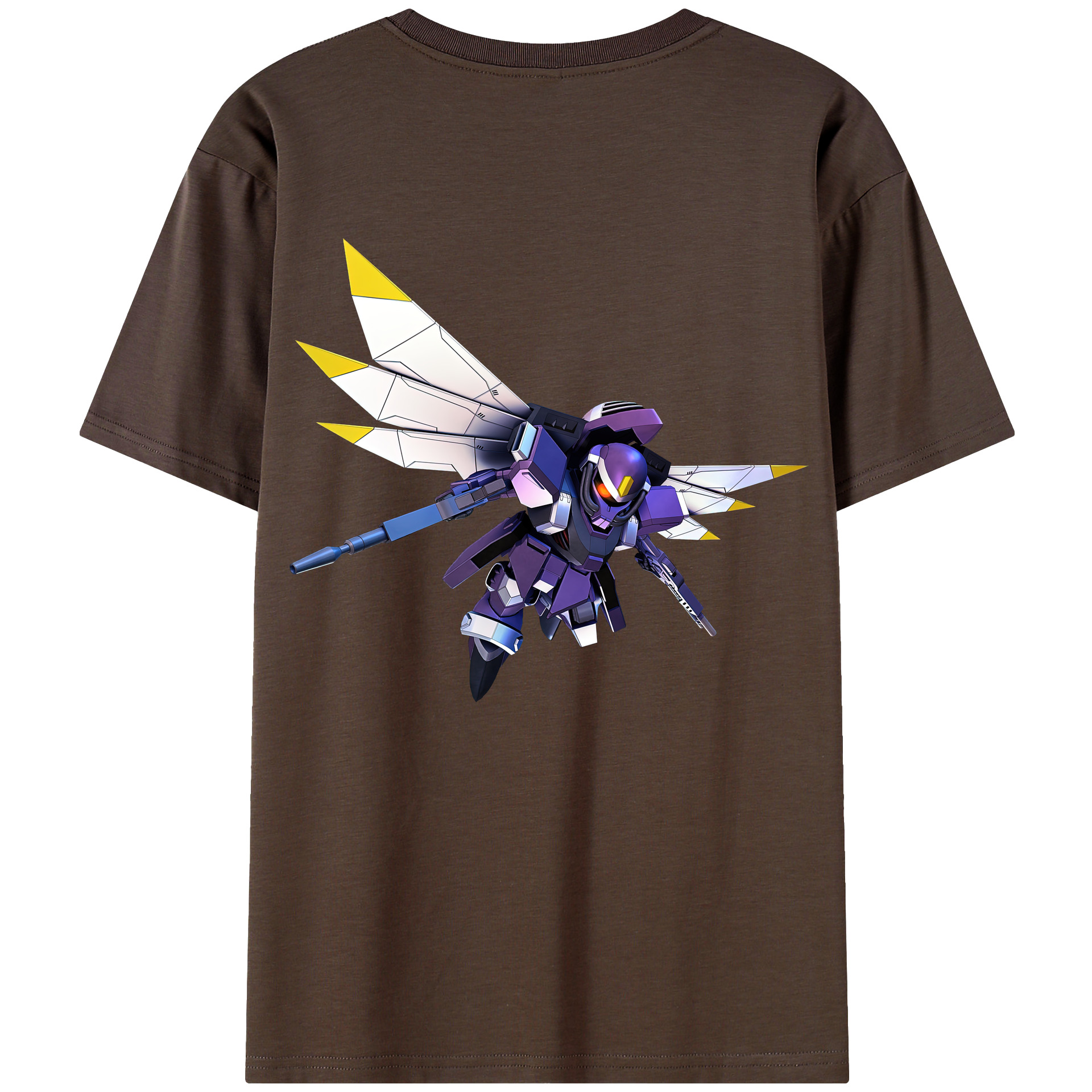 （画像用） 機動戦士ガンダム Mobile Suit Gundam 綿100％半袖Tシャツ（背面プリント）