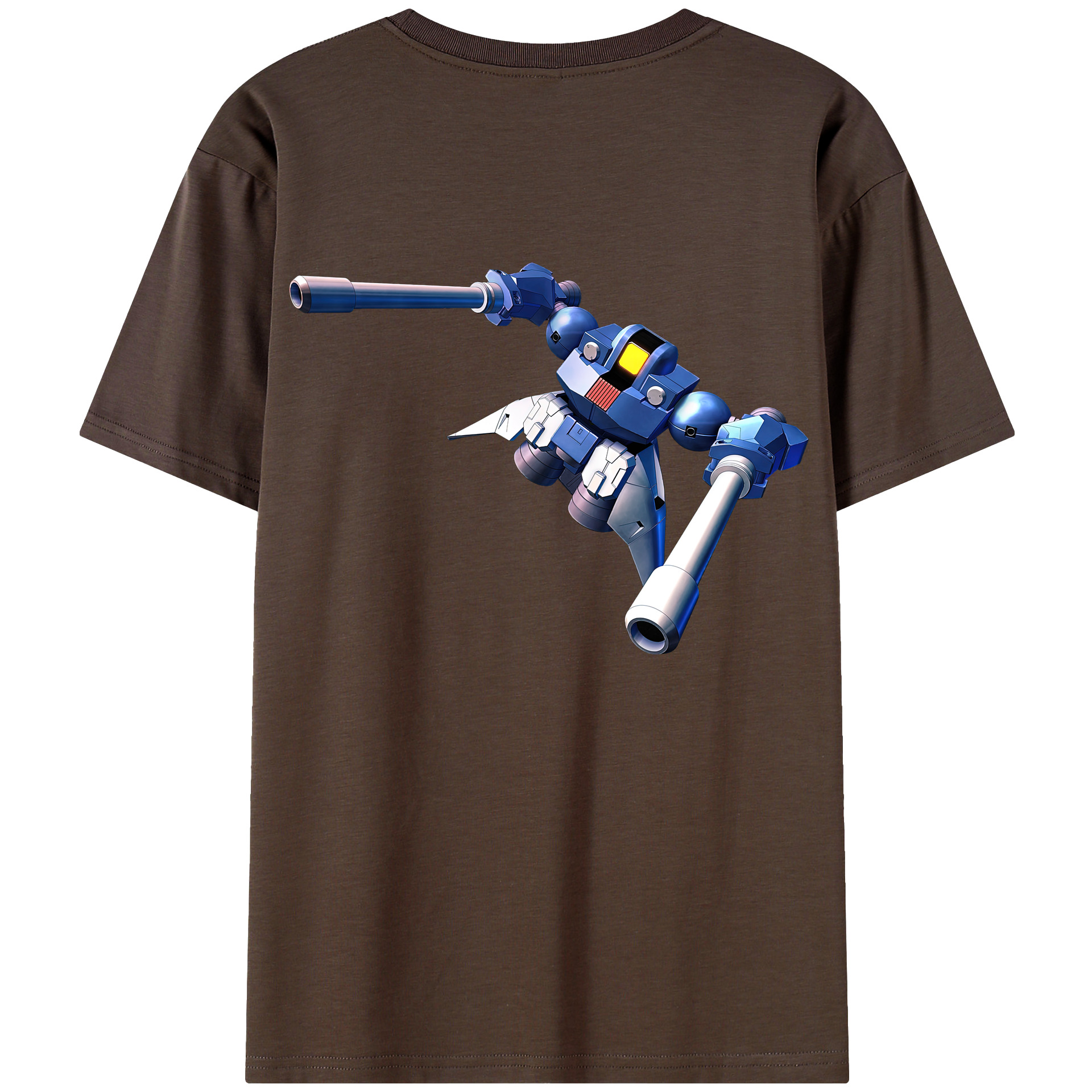 （画像用） 機動戦士ガンダム Mobile Suit Gundam 綿100％半袖Tシャツ（背面プリント）