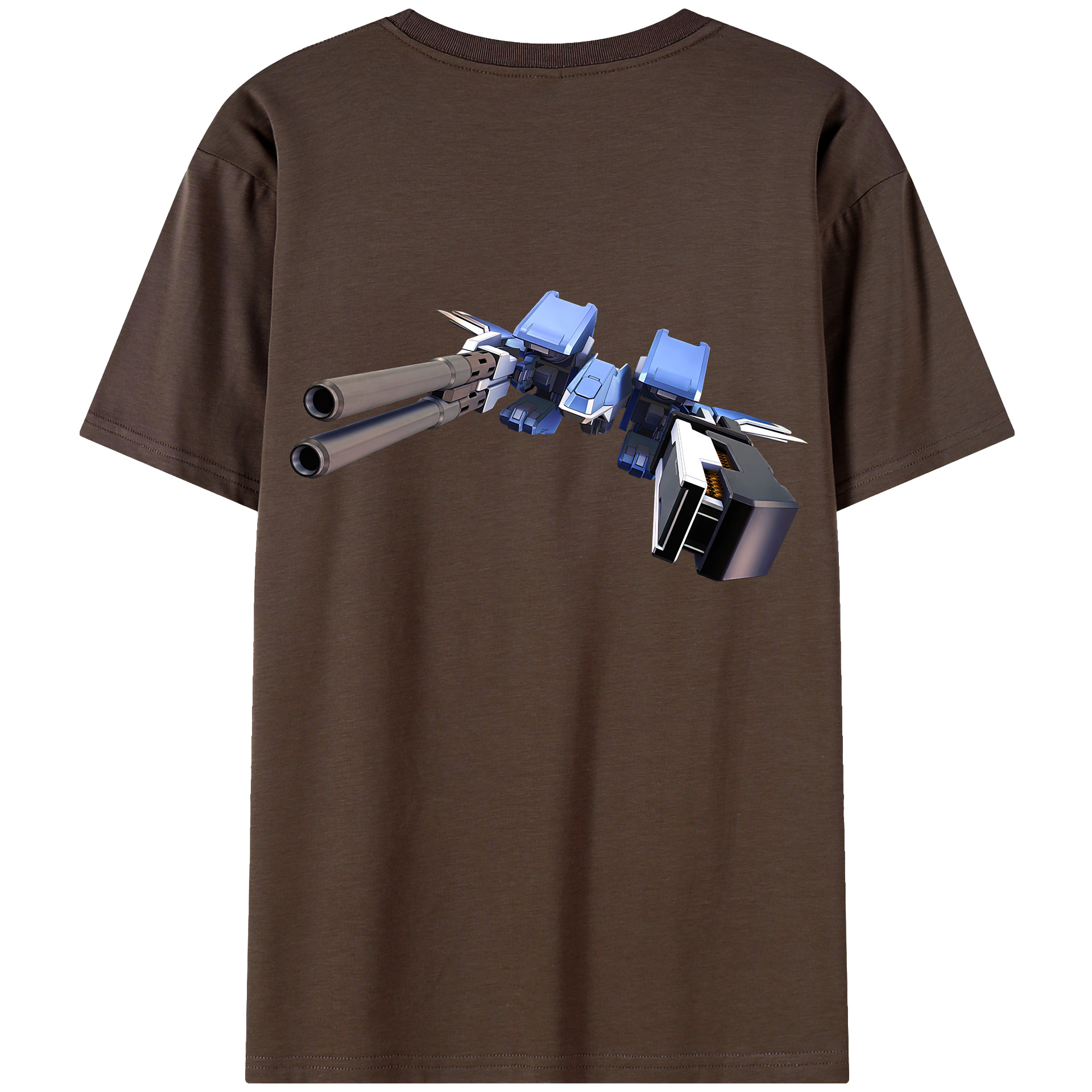 （画像用） 機動戦士ガンダム Mobile Suit Gundam 綿100％半袖Tシャツ（背面プリント）