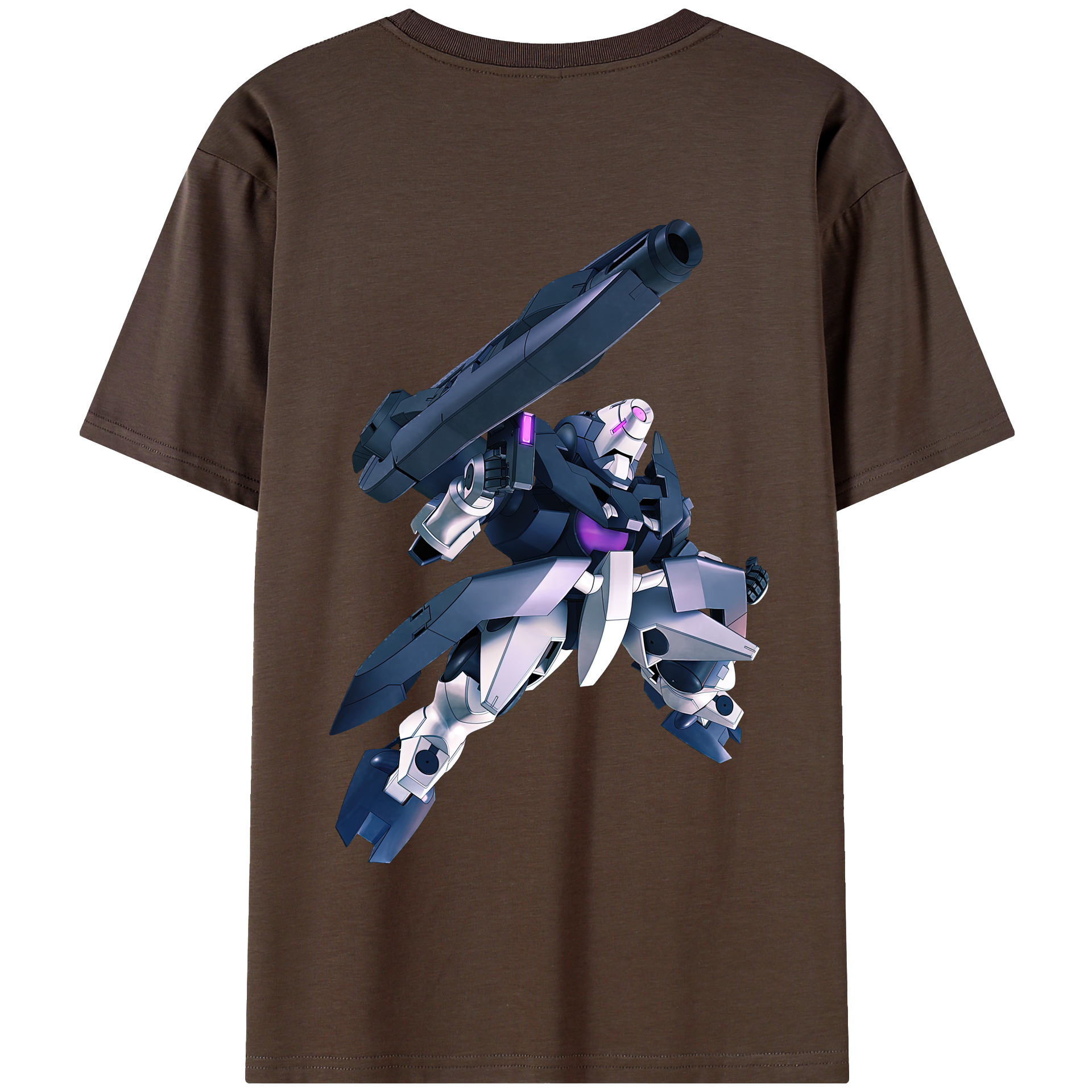 （画像用） 機動戦士ガンダム Mobile Suit Gundam 綿100％半袖Tシャツ（背面プリント）