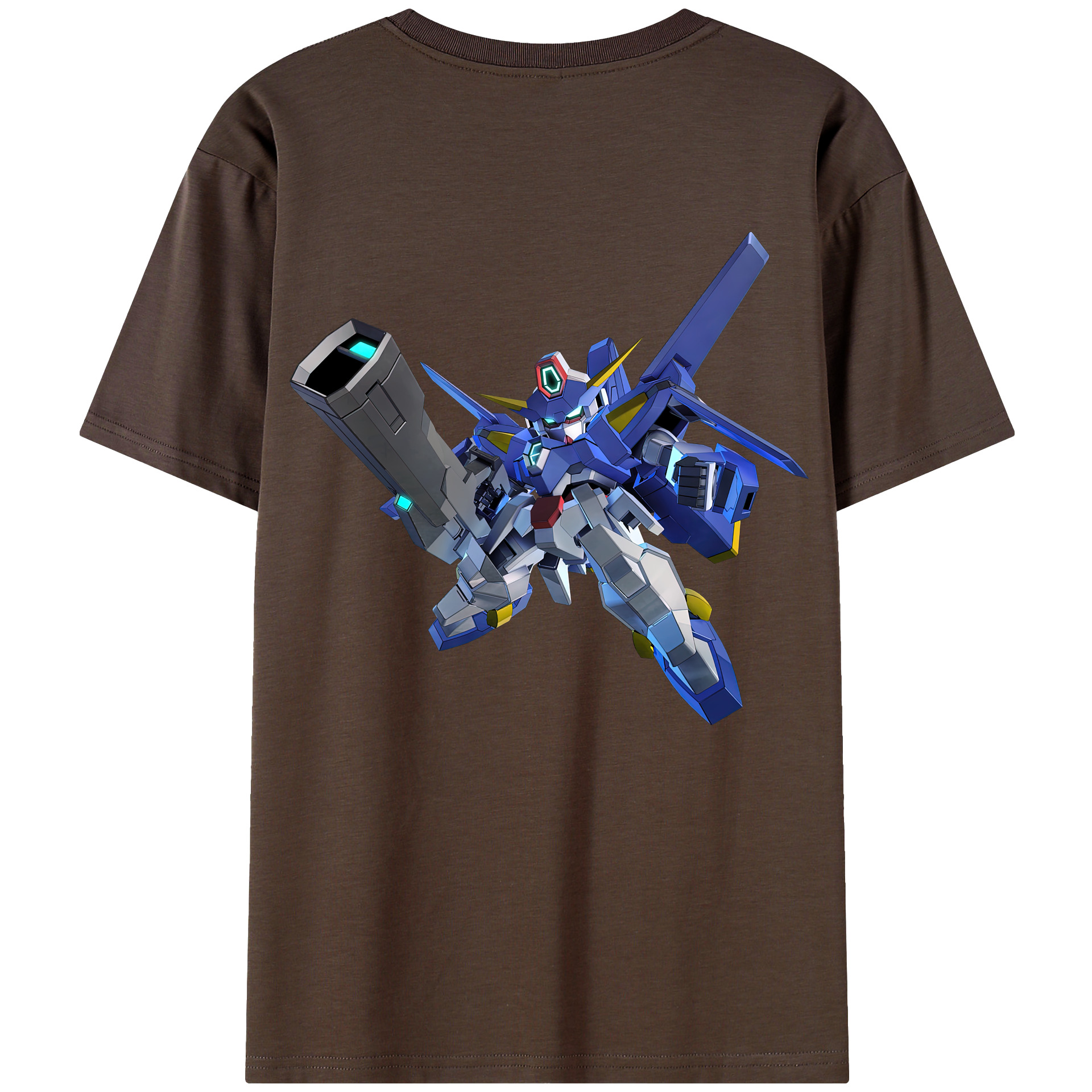 （画像用） 機動戦士ガンダム Mobile Suit Gundam 綿100％半袖Tシャツ（背面プリント）
