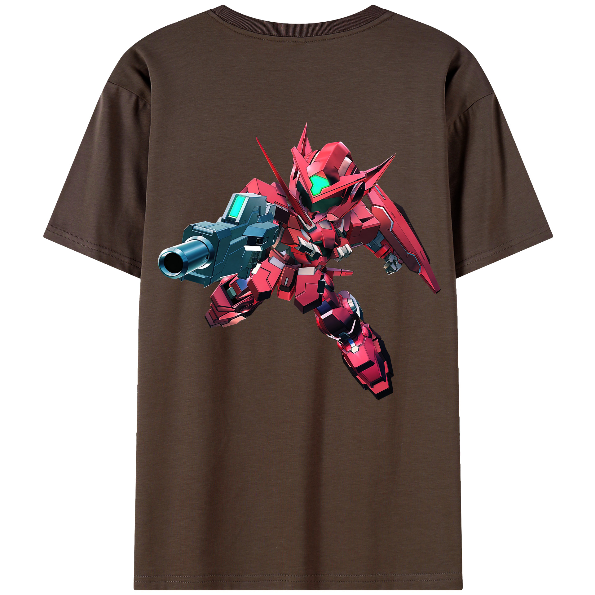 （画像用） 機動戦士ガンダム Mobile Suit Gundam 綿100％半袖Tシャツ（背面プリント）