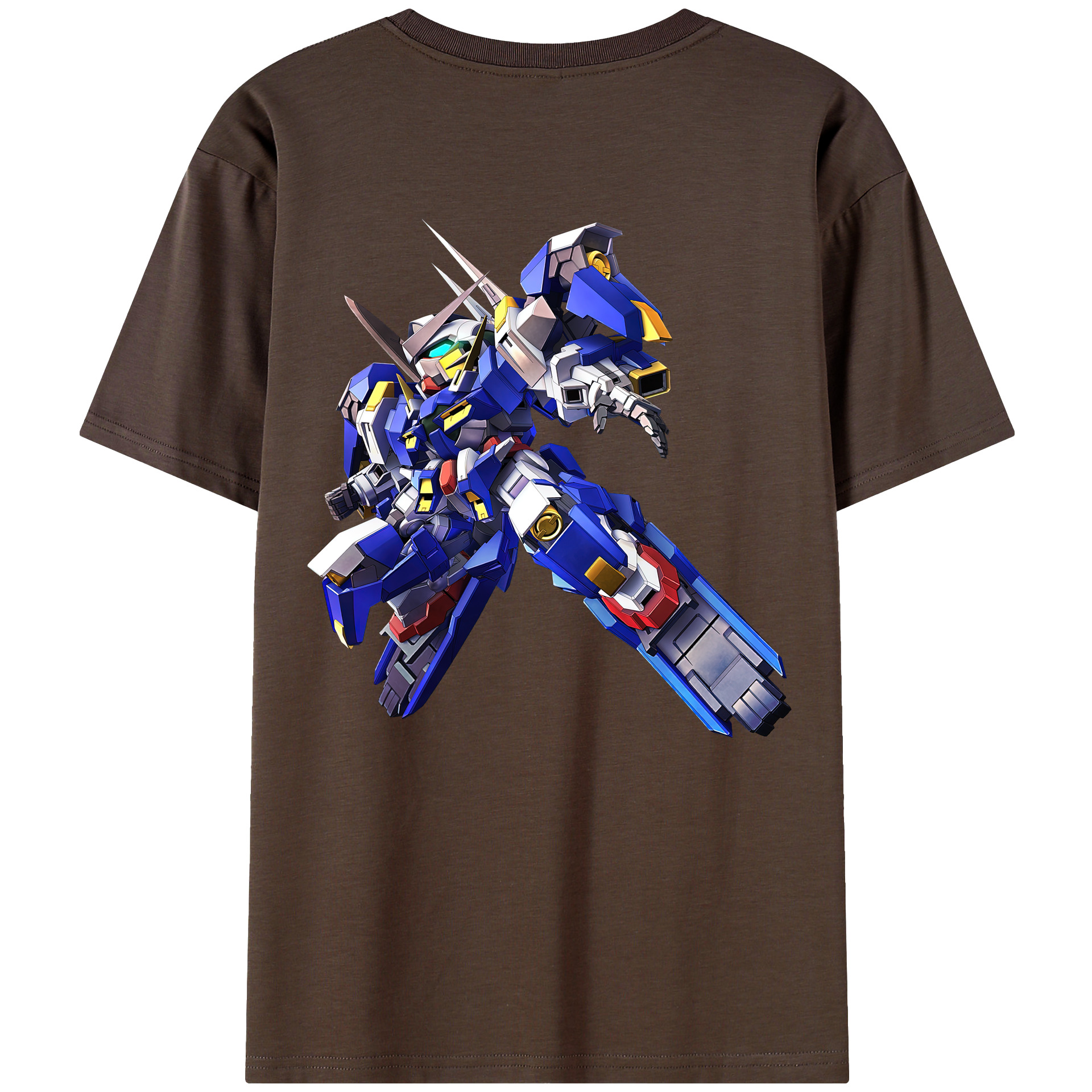 （画像用） 機動戦士ガンダム Mobile Suit Gundam 綿100％半袖Tシャツ（背面プリント）