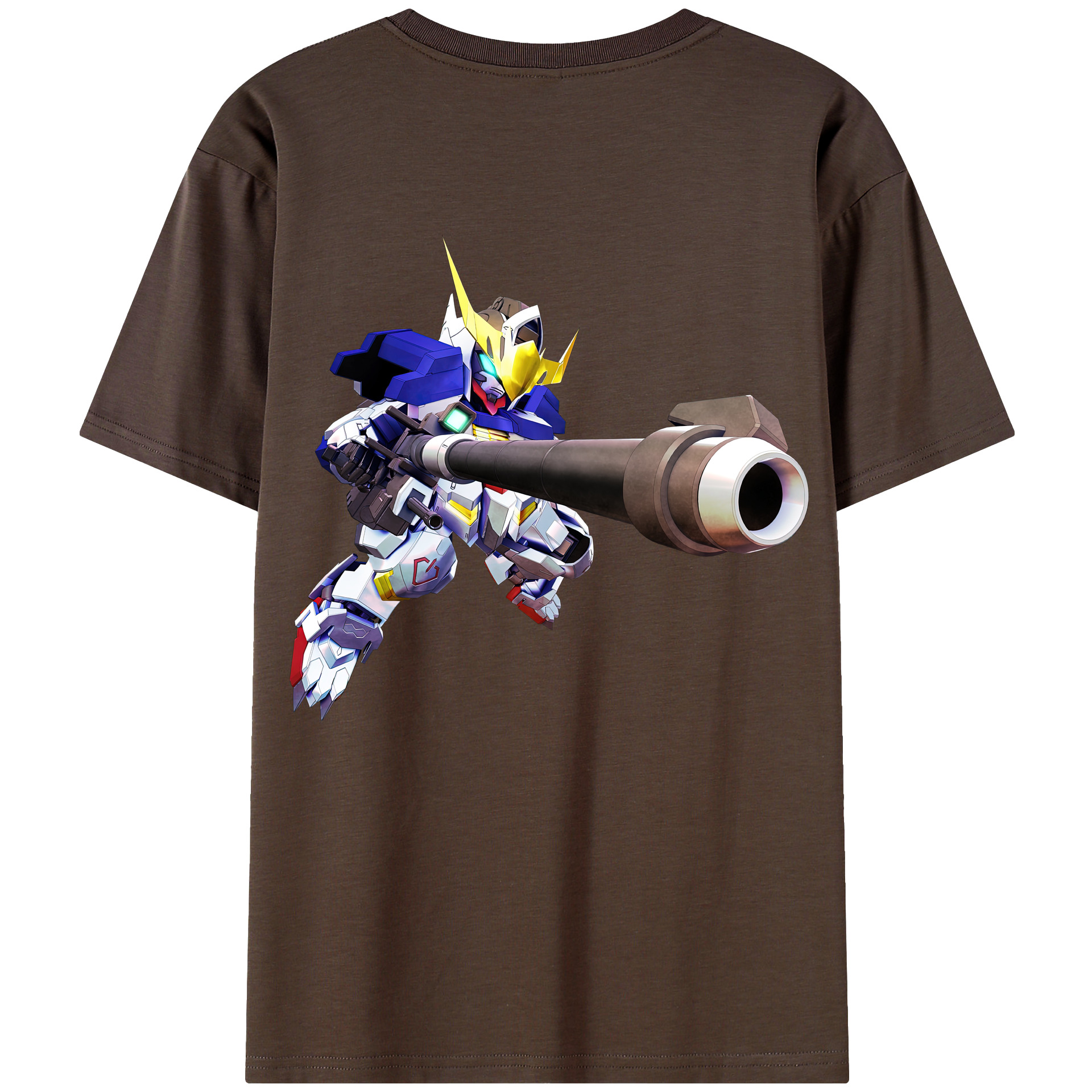 （画像用） 機動戦士ガンダム Mobile Suit Gundam 綿100％半袖Tシャツ（背面プリント）