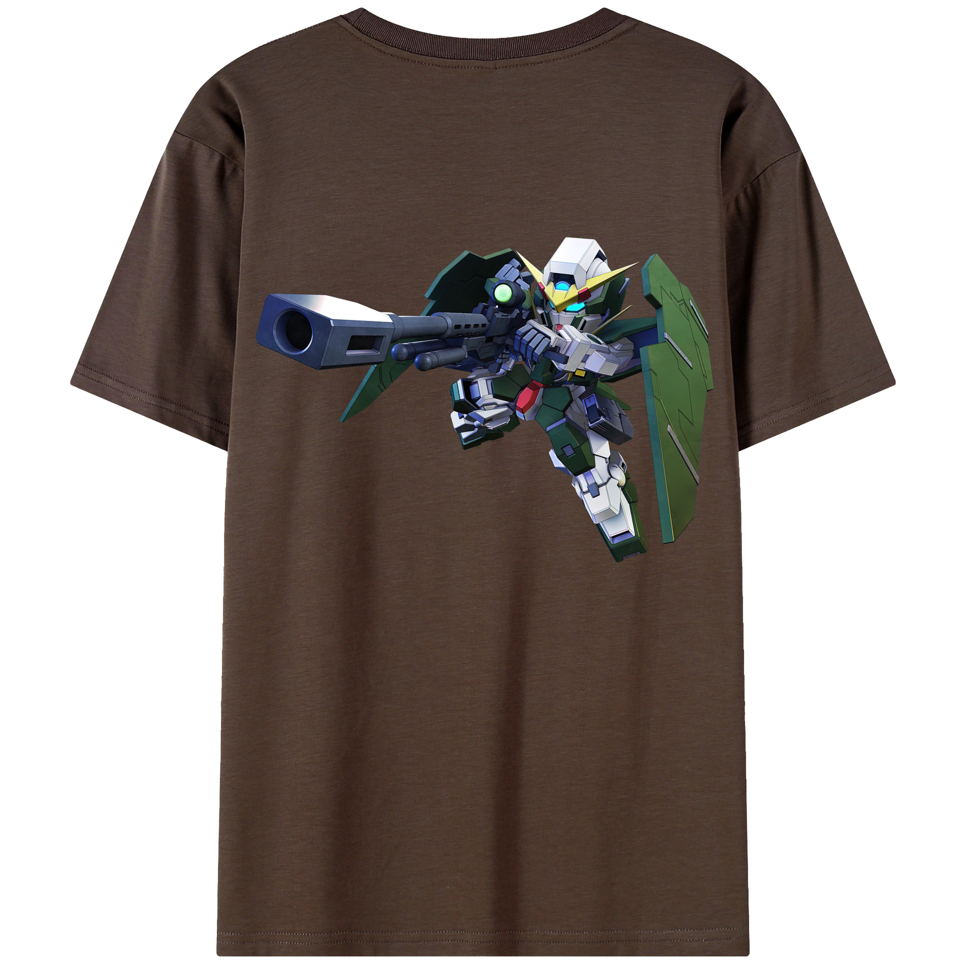 （画像用） 機動戦士ガンダム Mobile Suit Gundam 綿100％半袖Tシャツ（背面プリント）