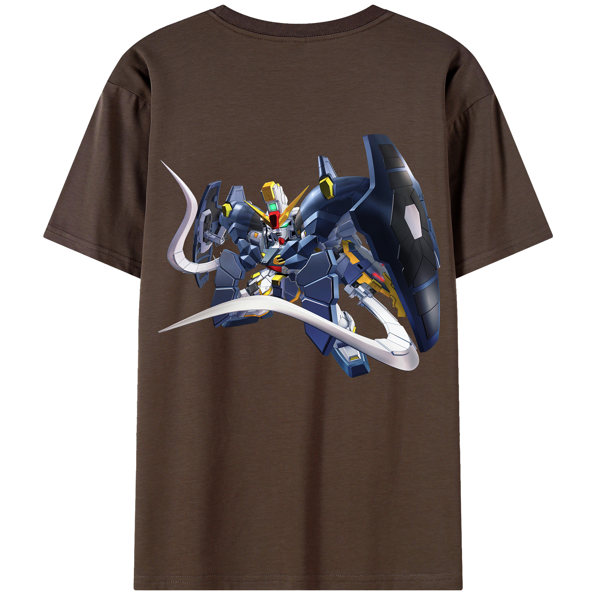 （画像用） 機動戦士ガンダム Mobile Suit Gundam 綿100％半袖Tシャツ（背面プリント）