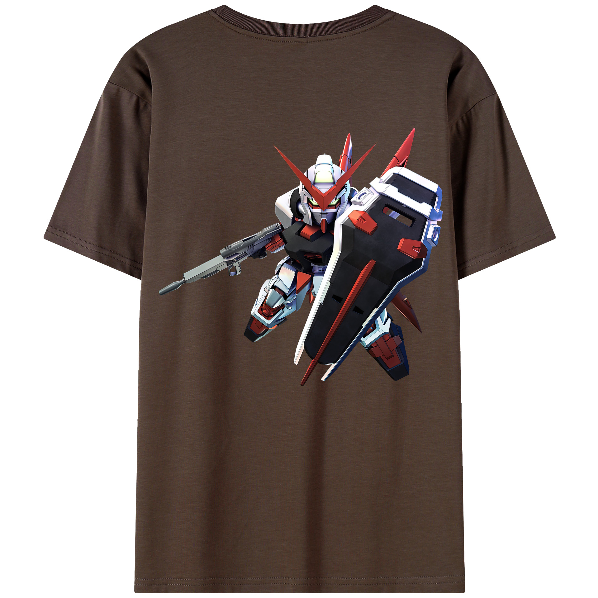 （画像用） 機動戦士ガンダム Mobile Suit Gundam 綿100％半袖Tシャツ（背面プリント）