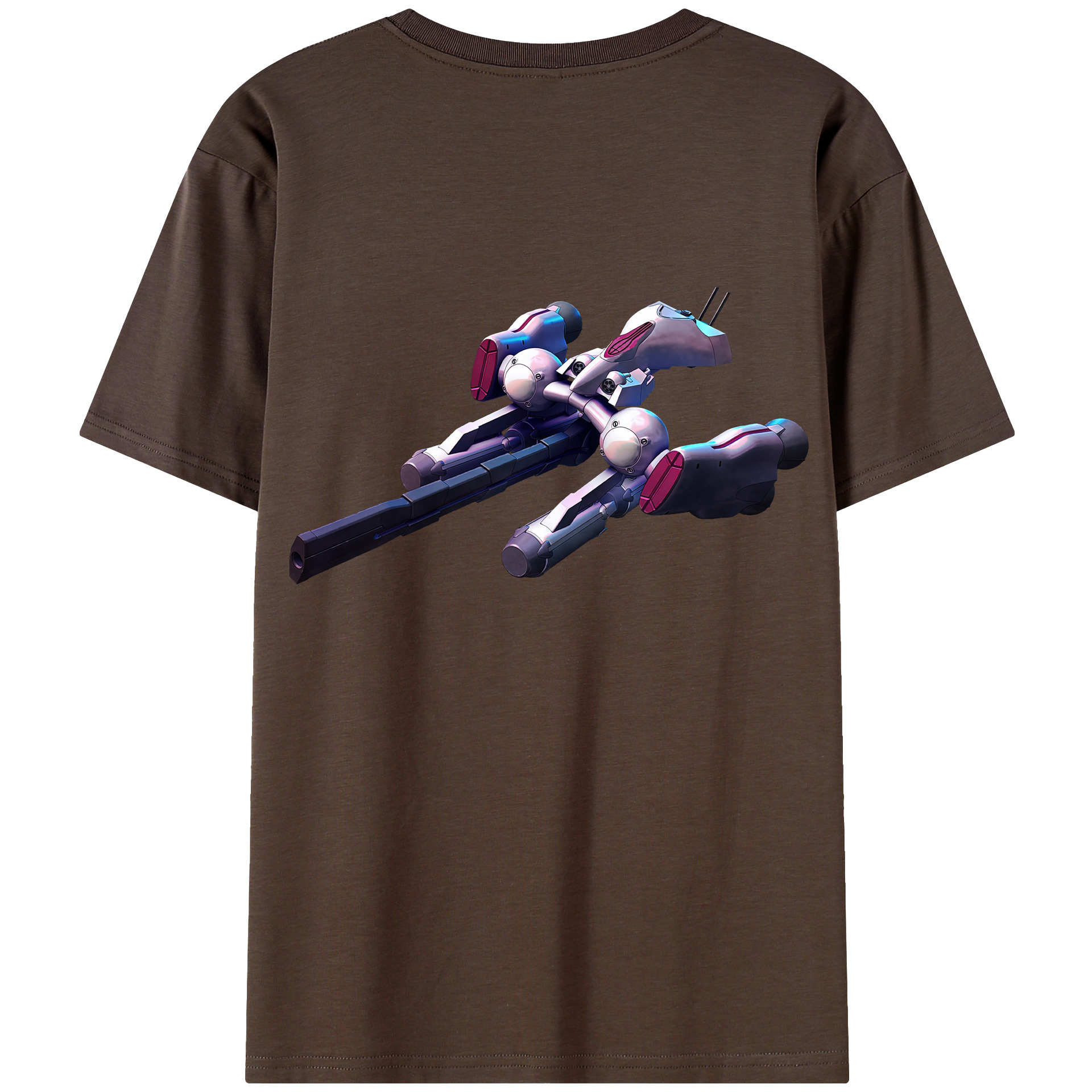 （画像用） 機動戦士ガンダム Mobile Suit Gundam 綿100％半袖Tシャツ（背面プリント）