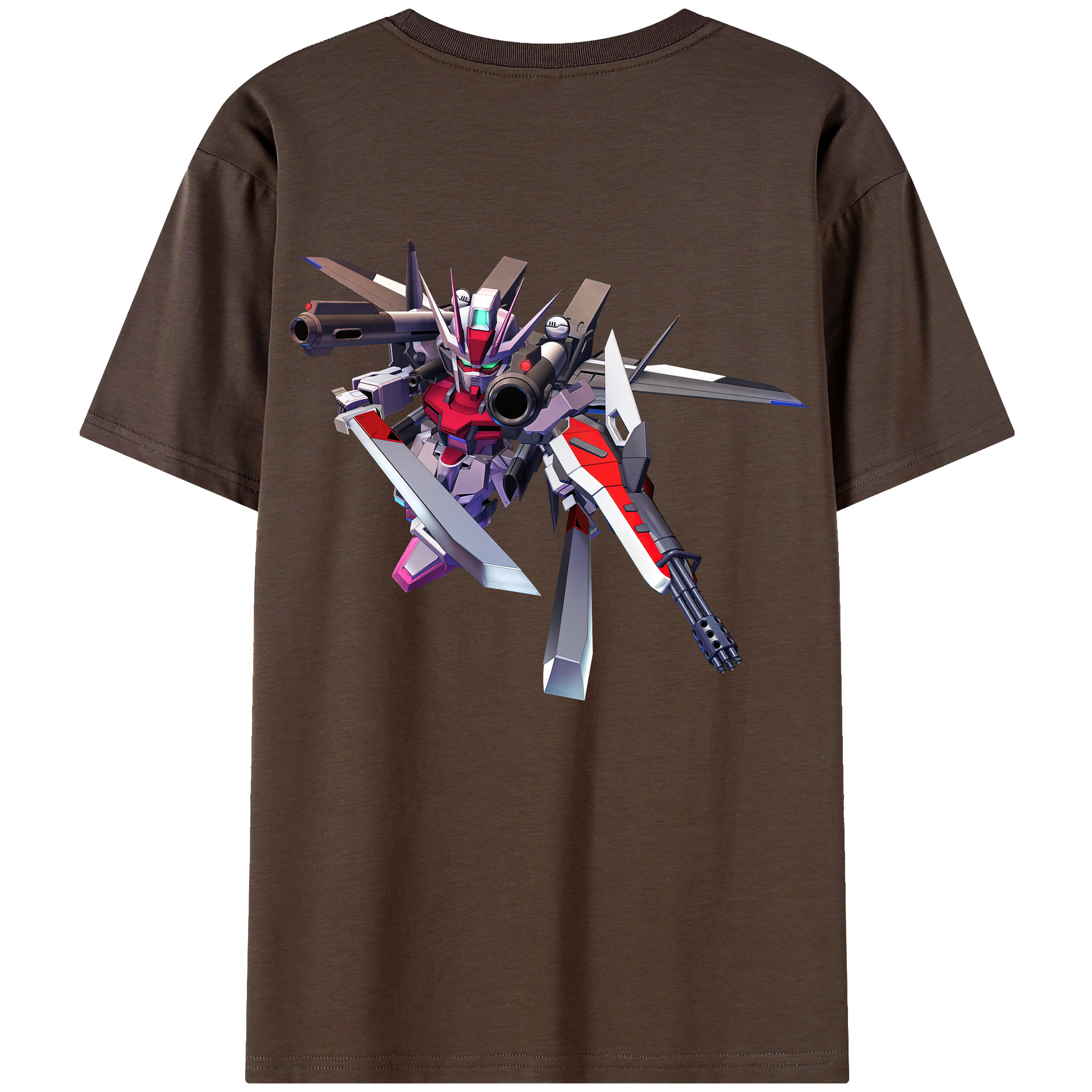 （画像用） 機動戦士ガンダム Mobile Suit Gundam 綿100％半袖Tシャツ（背面プリント）