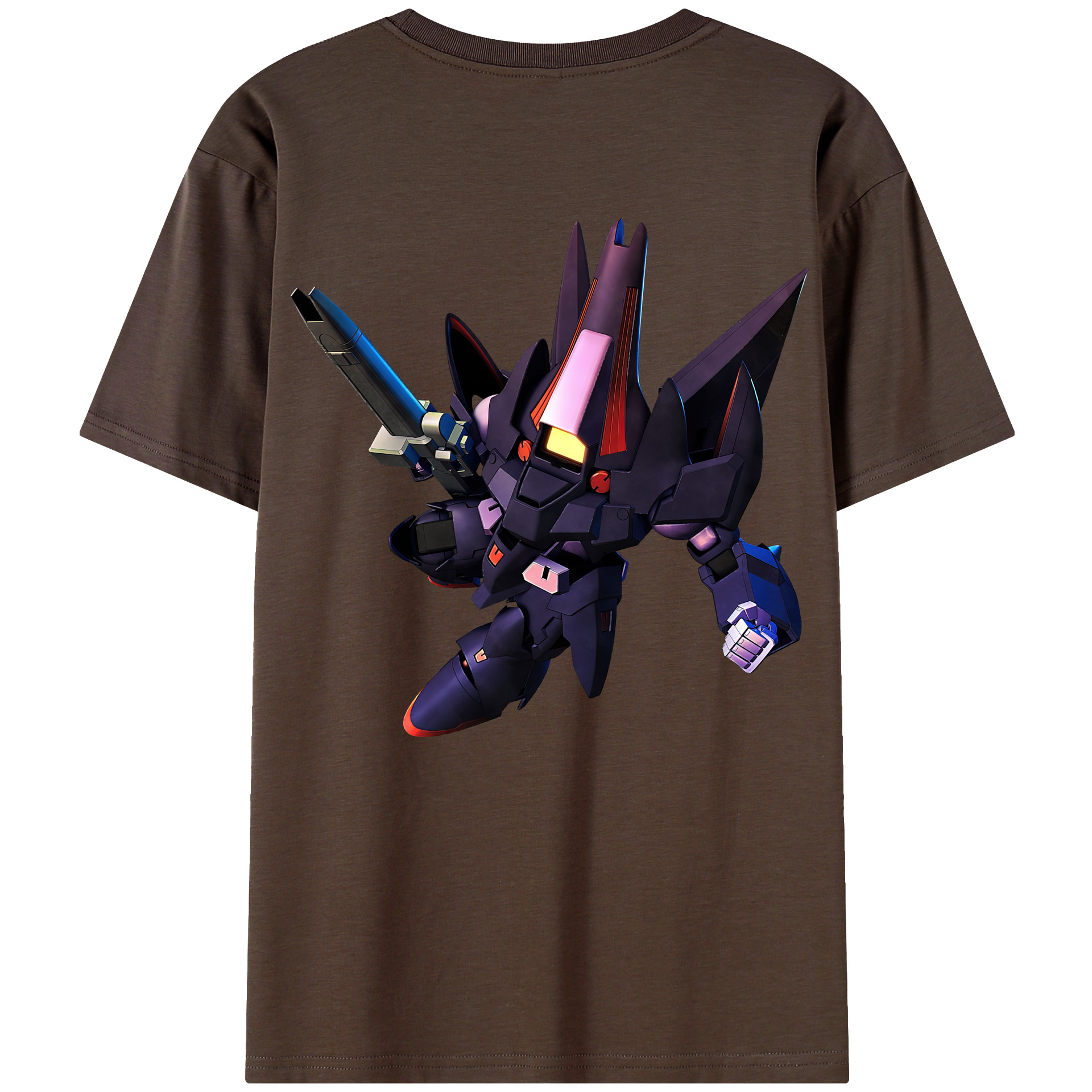 （画像用） 機動戦士ガンダム Mobile Suit Gundam 綿100％半袖Tシャツ（背面プリント）