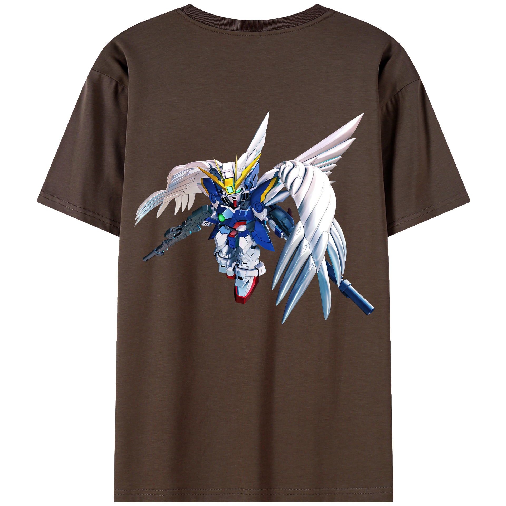 （画像用） 機動戦士ガンダム Mobile Suit Gundam 綿100％半袖Tシャツ（背面プリント）