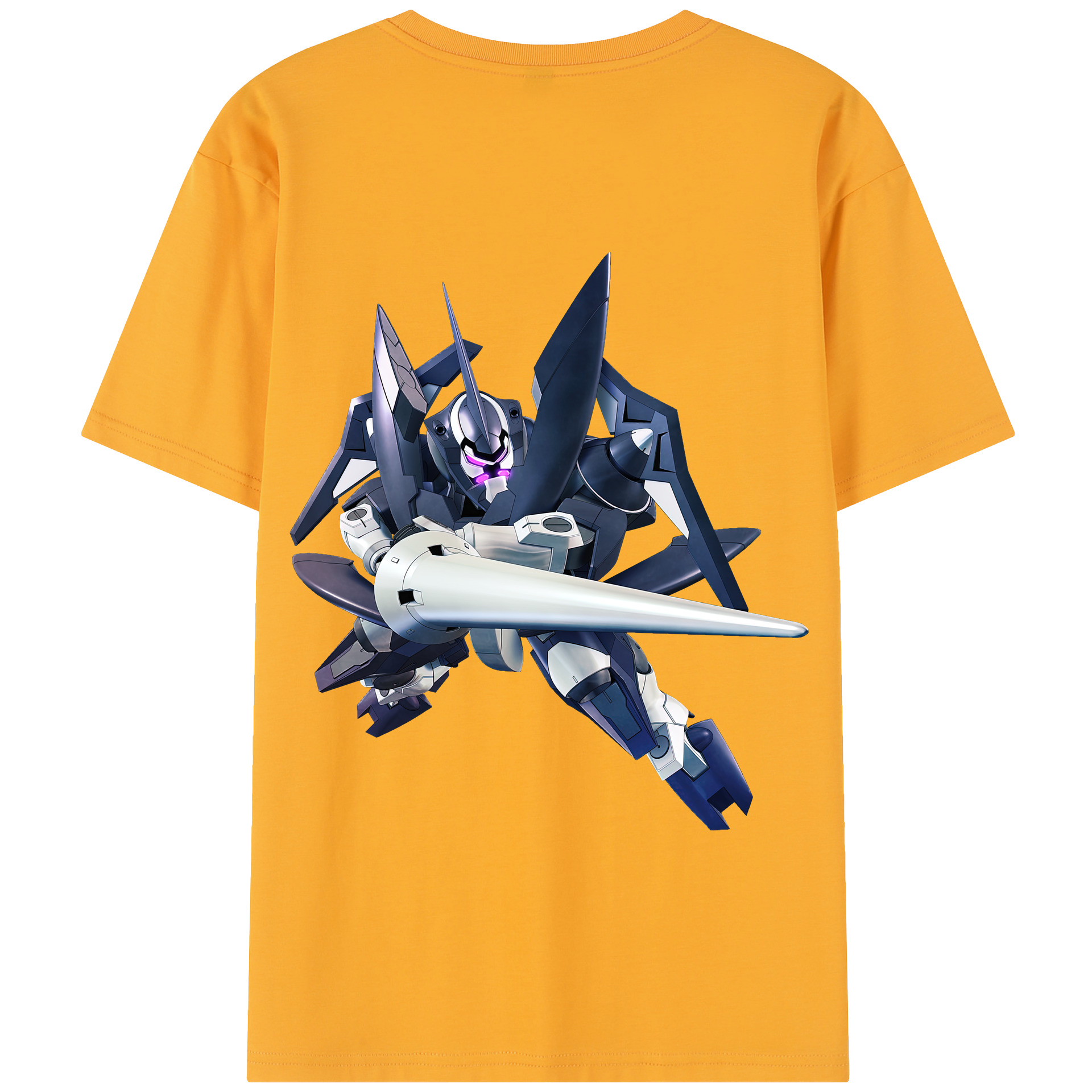 （画像用） 機動戦士ガンダム Mobile Suit Gundam 綿100％半袖Tシャツ（背面プリント）