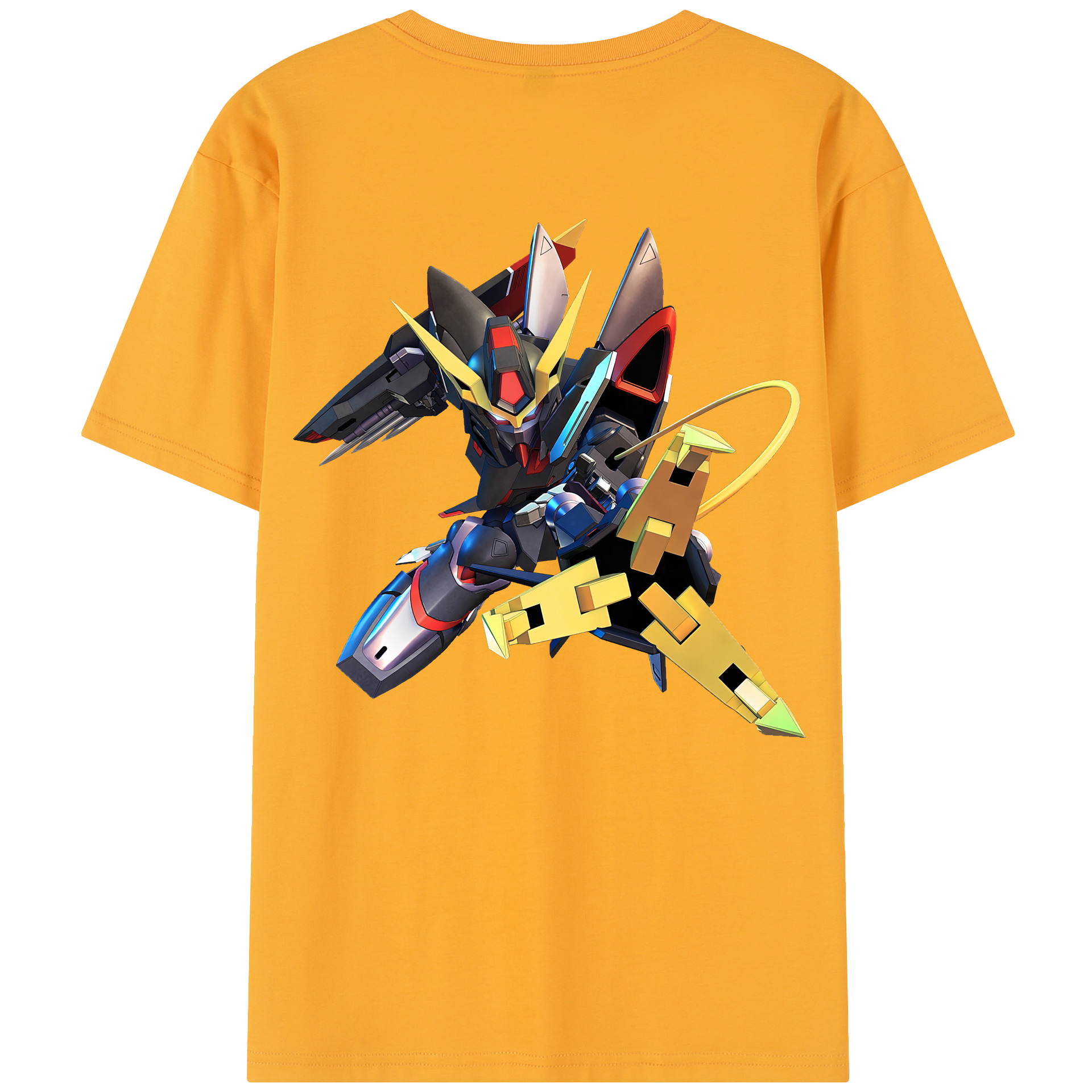 （画像用） 機動戦士ガンダム Mobile Suit Gundam 綿100％半袖Tシャツ（背面プリント）