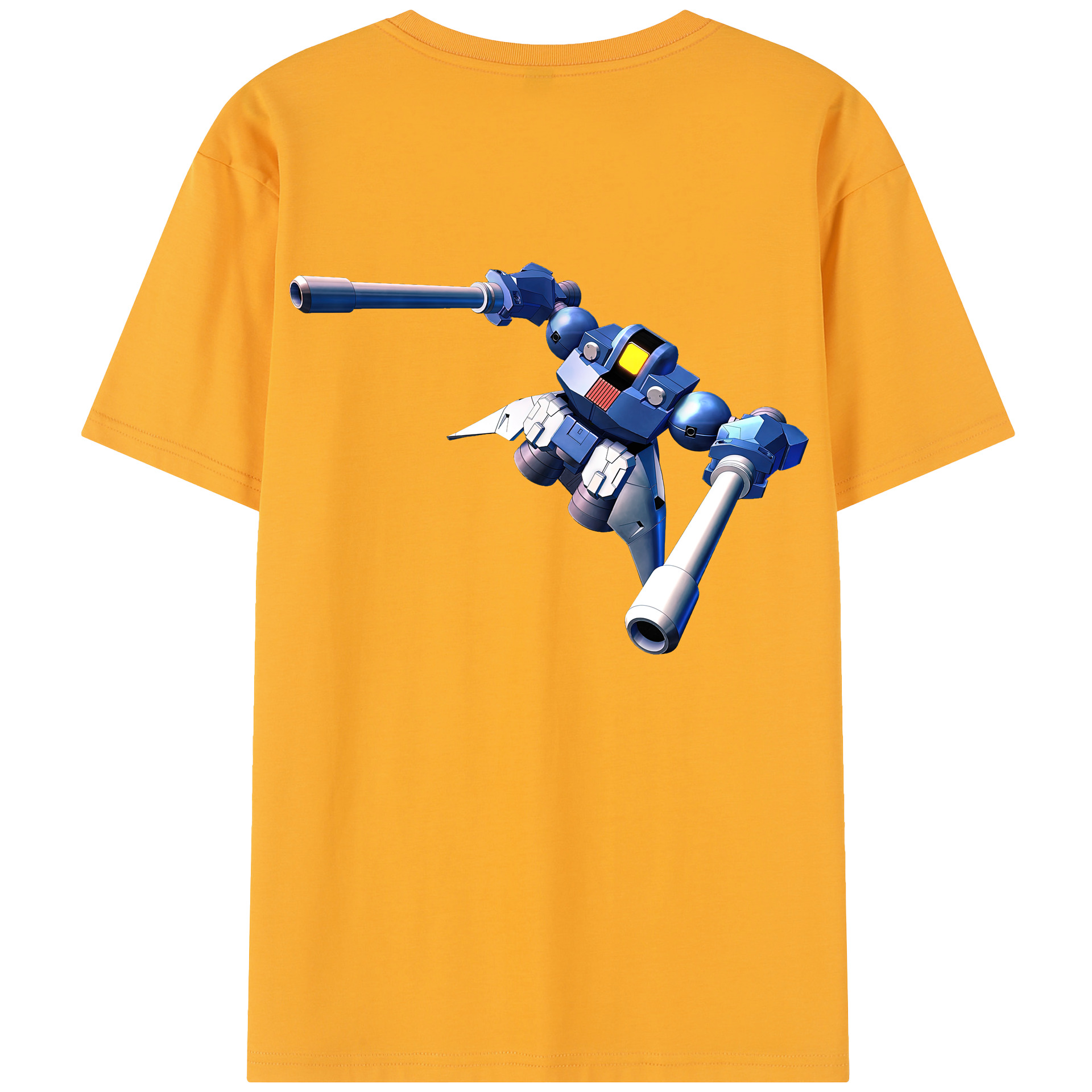 （画像用） 機動戦士ガンダム Mobile Suit Gundam 綿100％半袖Tシャツ（背面プリント）