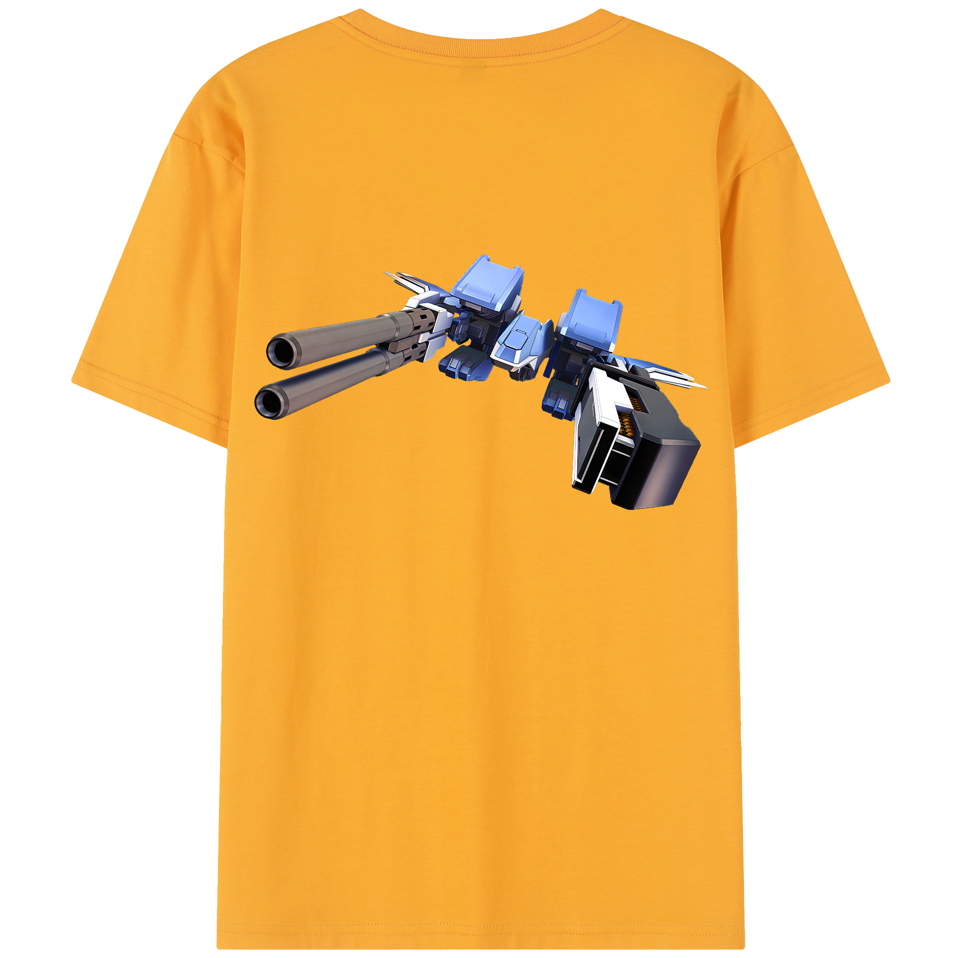 （画像用） 機動戦士ガンダム Mobile Suit Gundam 綿100％半袖Tシャツ（背面プリント）