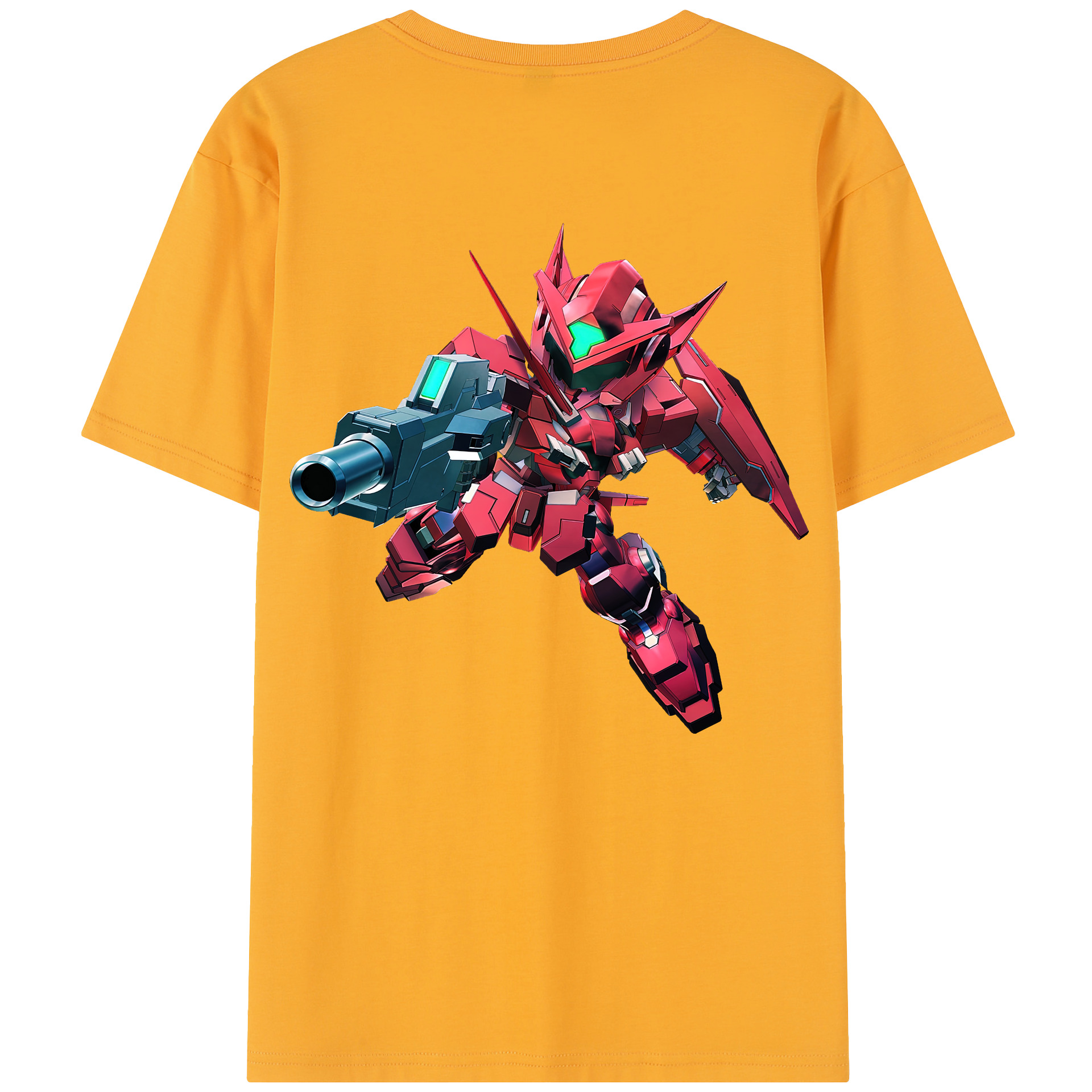 （画像用） 機動戦士ガンダム Mobile Suit Gundam 綿100％半袖Tシャツ（背面プリント）